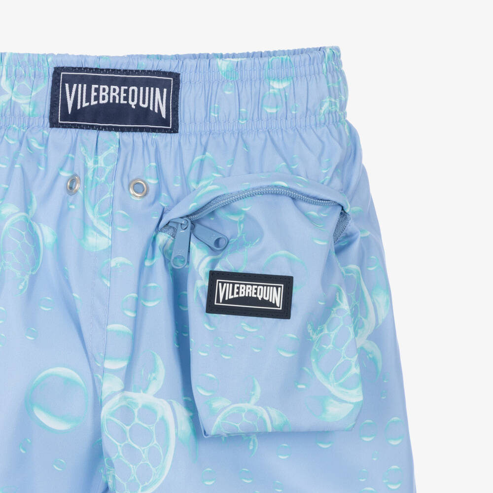 Vilebrequin-Boys Blue Bubble Turtle Print Swim Shorts | Childrensalon