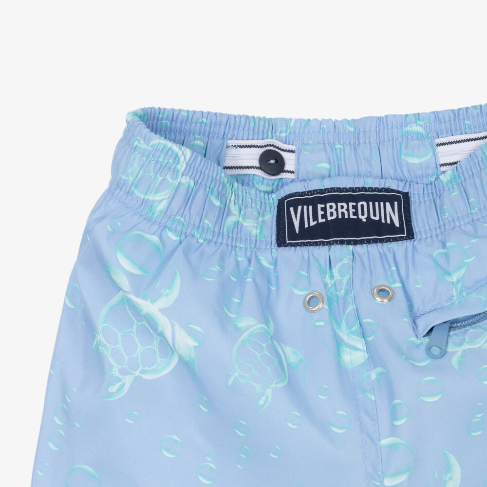 Vilebrequin-Boys Blue Bubble Turtle Print Swim Shorts | Childrensalon