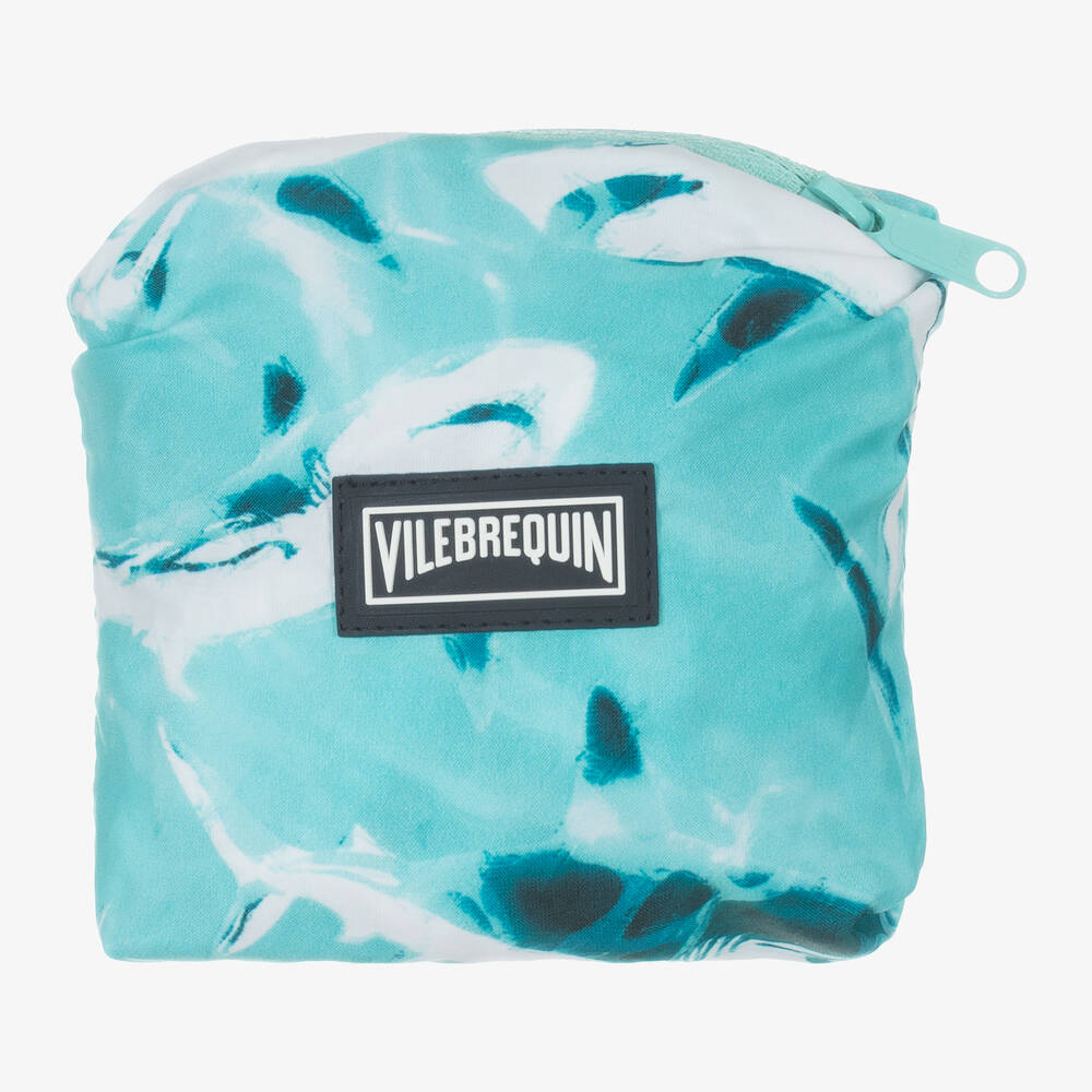 Vilebrequin-Boys Blue Shark Print Swim Shorts | Childrensalon