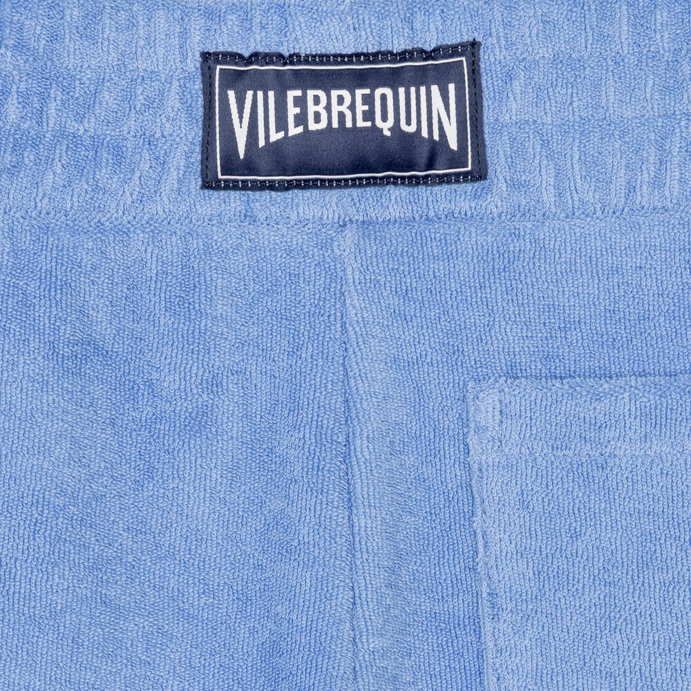 Vintage Ladybird-Boys Blue Terry Shorts with Turtle | Childrensalon