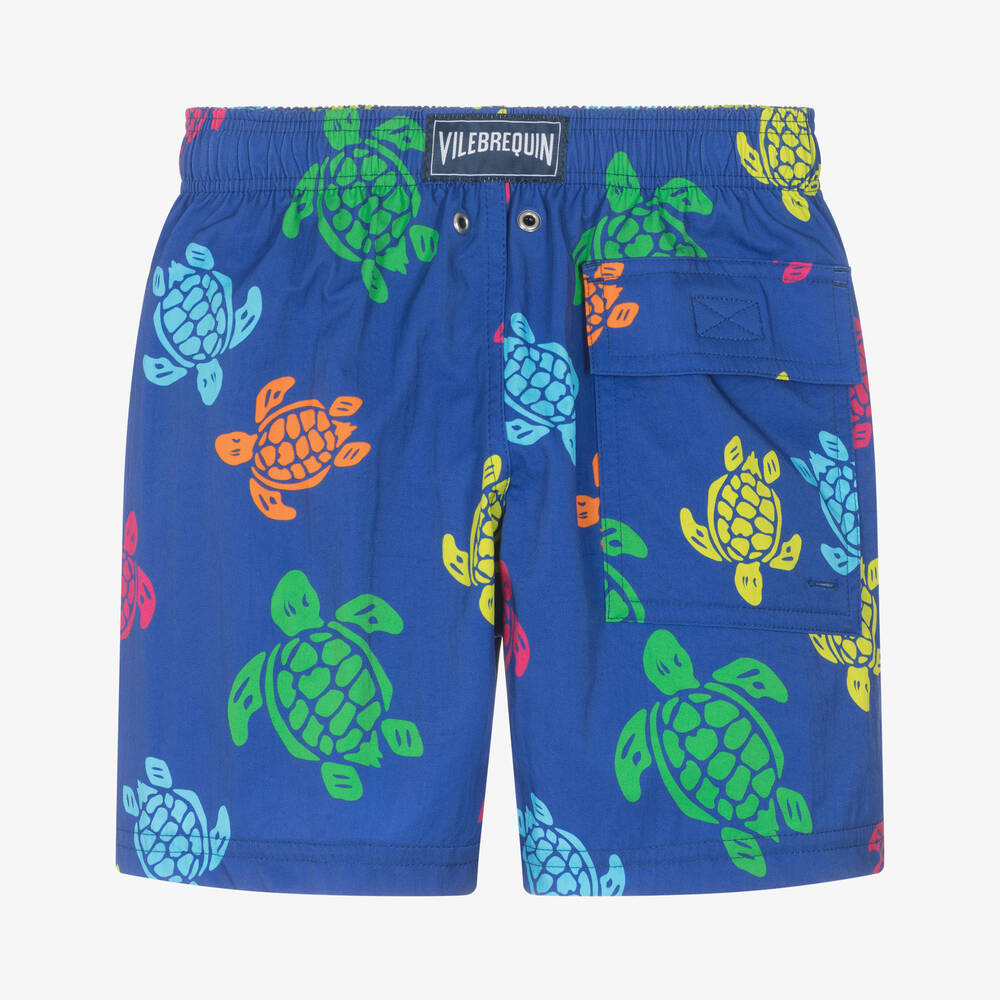 Vintage Ladybird-Плавки-шорты синие с черепахами для мальчиков | Childrensalon