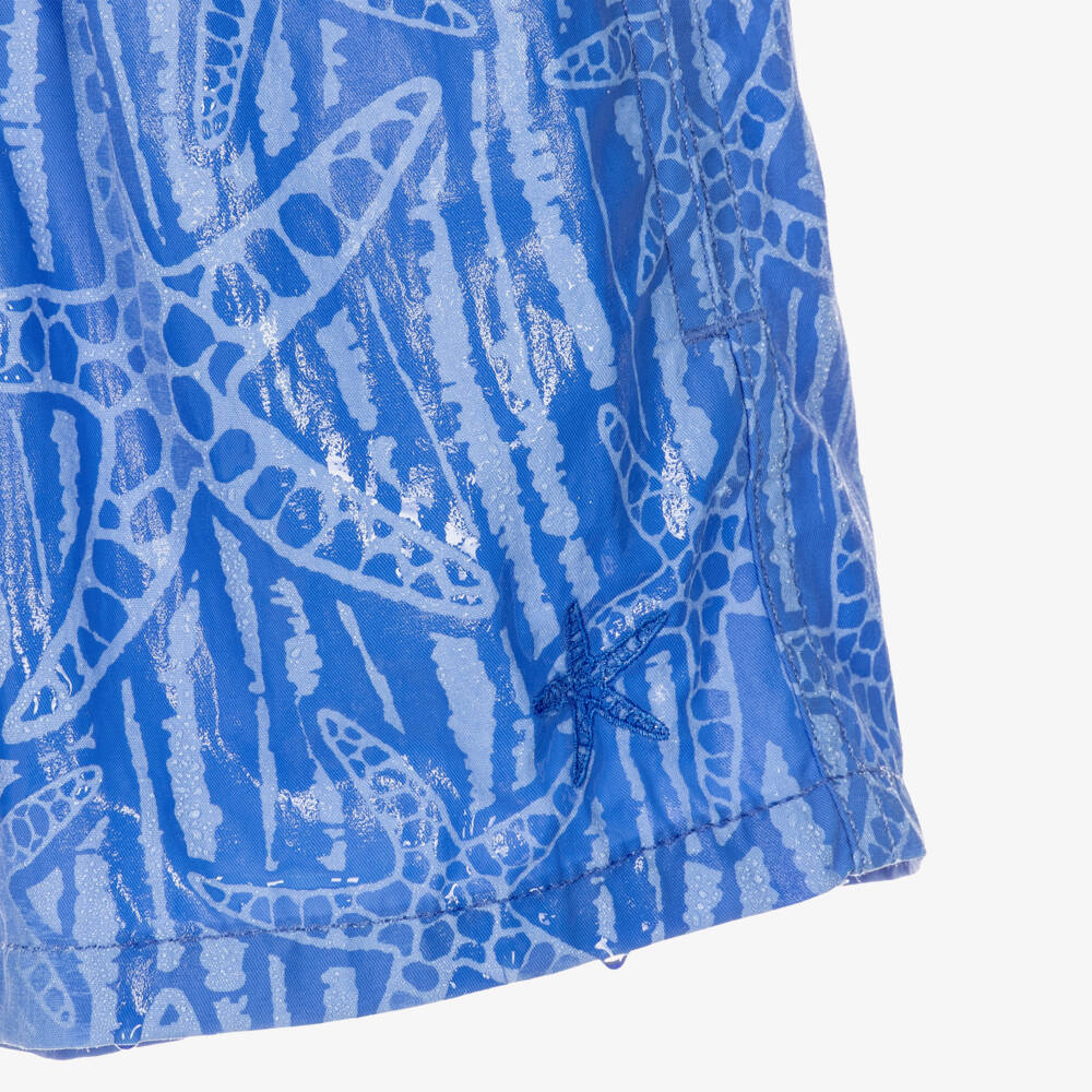 Vintage Ladybird-Boys Blue Water Reactive Starfish Swim Shorts | Childrensalon