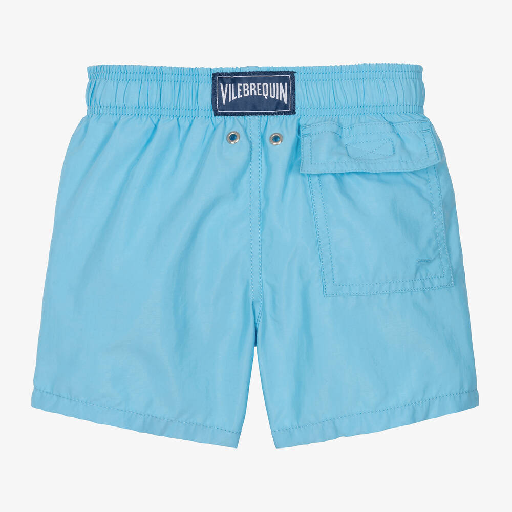 Vilebrequin-Boys Blue Water-Reactive Swim Shorts | Childrensalon