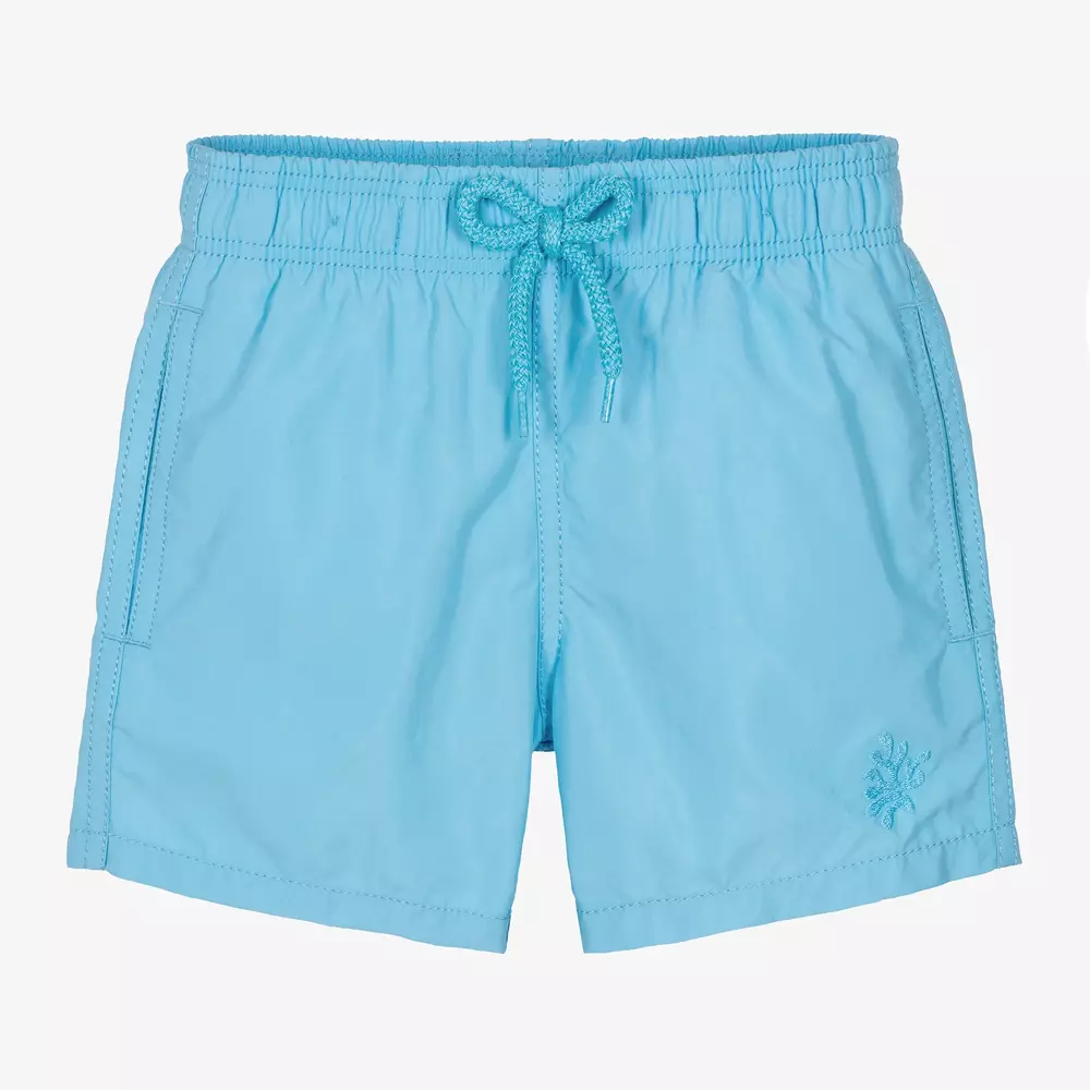 Vilebrequin-Boys Blue Water-Reactive Swim Shorts | Childrensalon