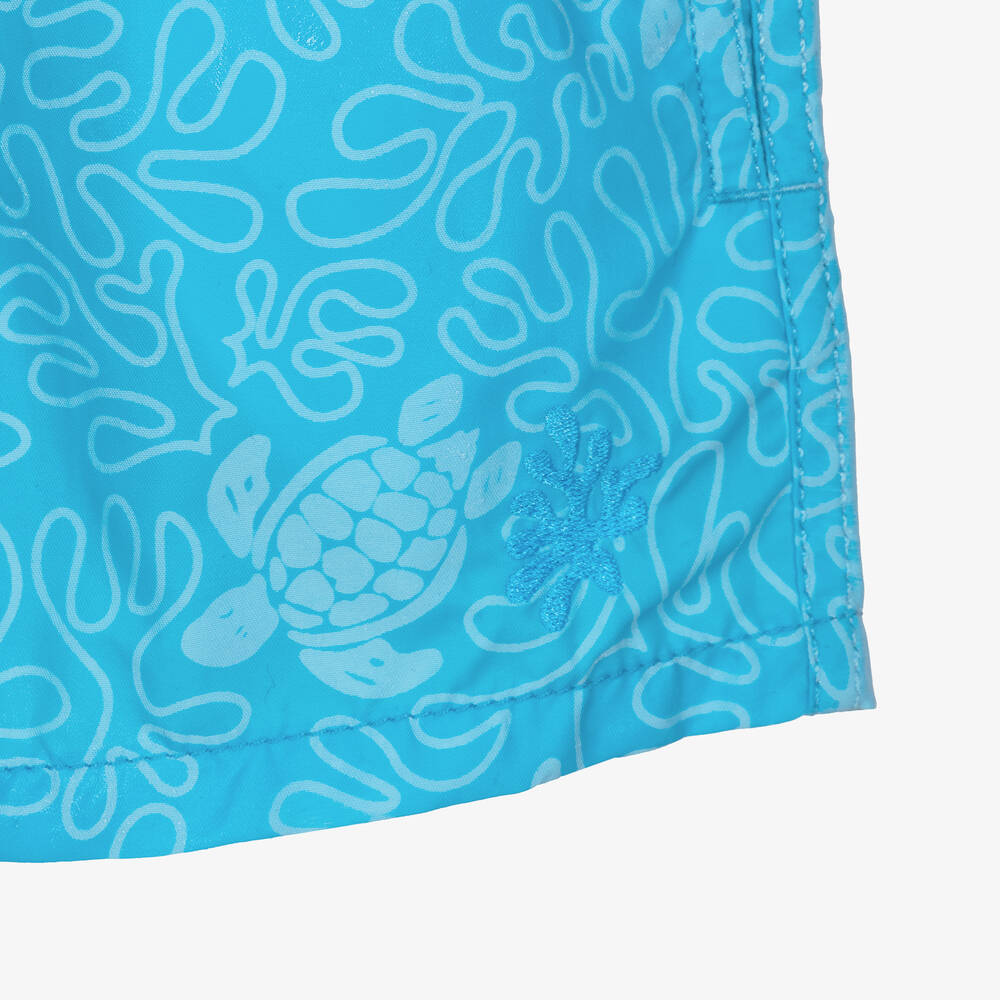 Vilebrequin-Boys Blue Water-Reactive Swim Shorts | Childrensalon