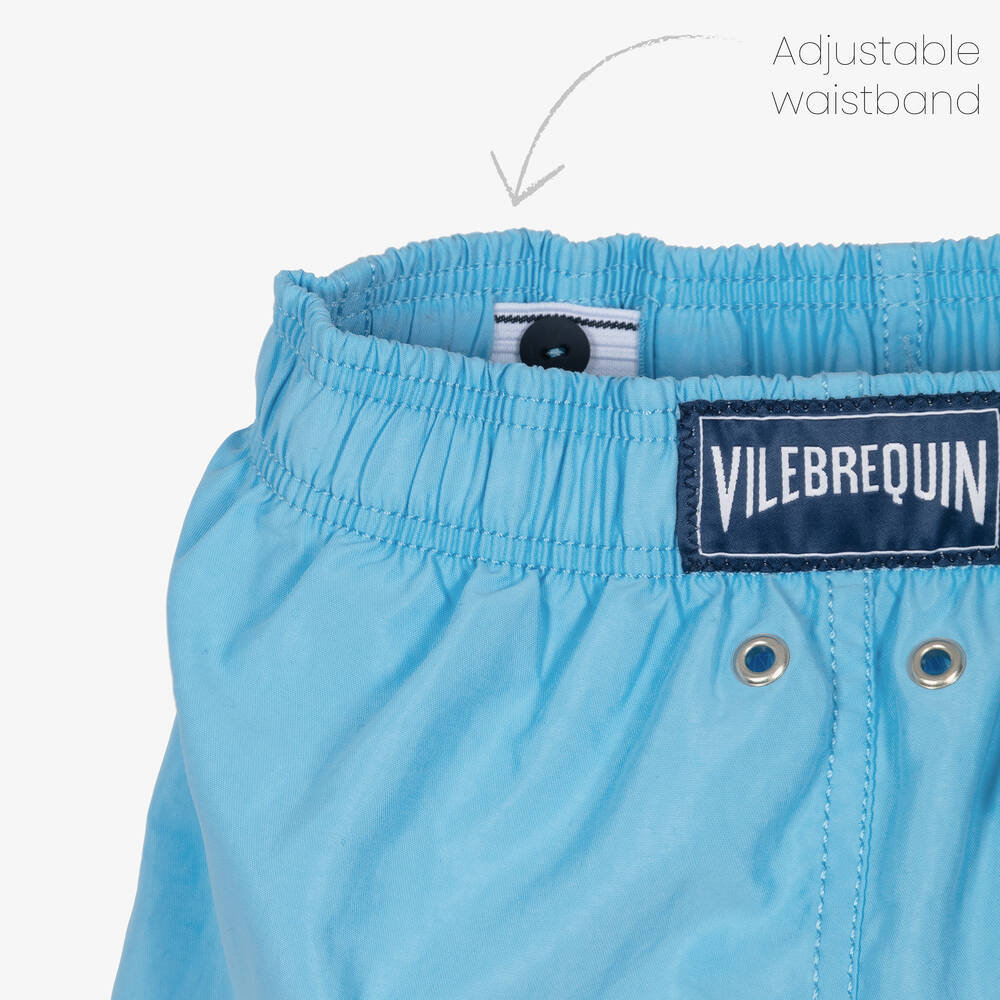 Vilebrequin-Boys Blue Water-Reactive Swim Shorts | Childrensalon