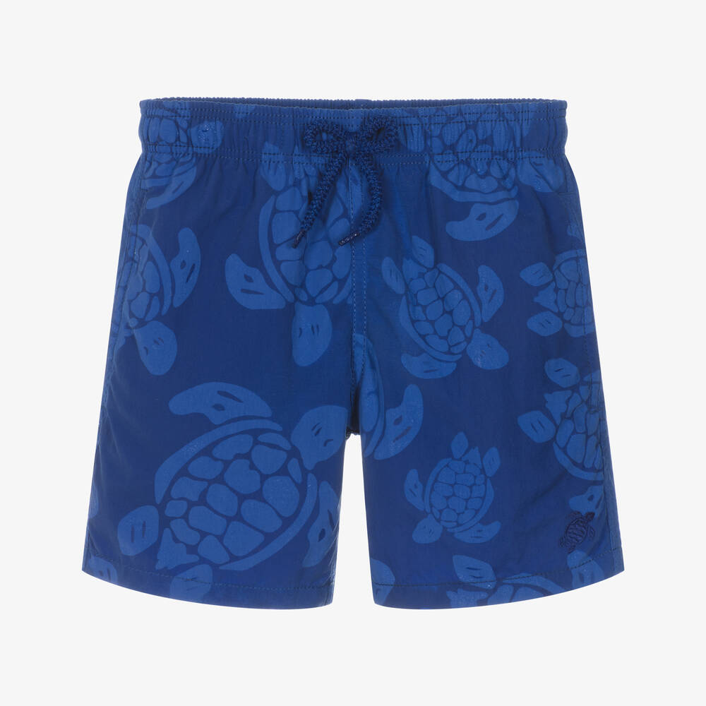 Vilebrequin-Boys Blue Water-Reactive Swim Shorts | Childrensalon