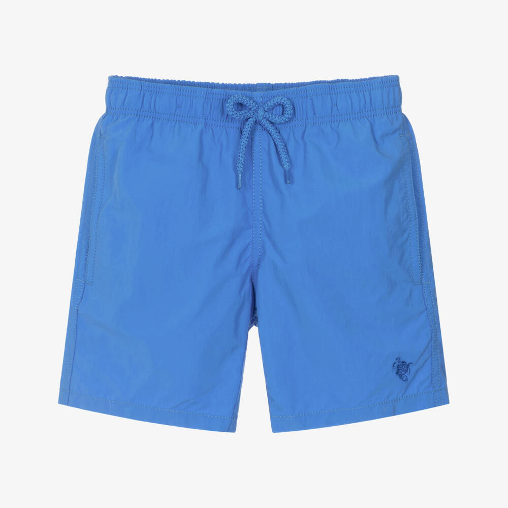 Vintage Ladybird-Boys Bright Blue Water-Reactive Swim Shorts | Childrensalon
