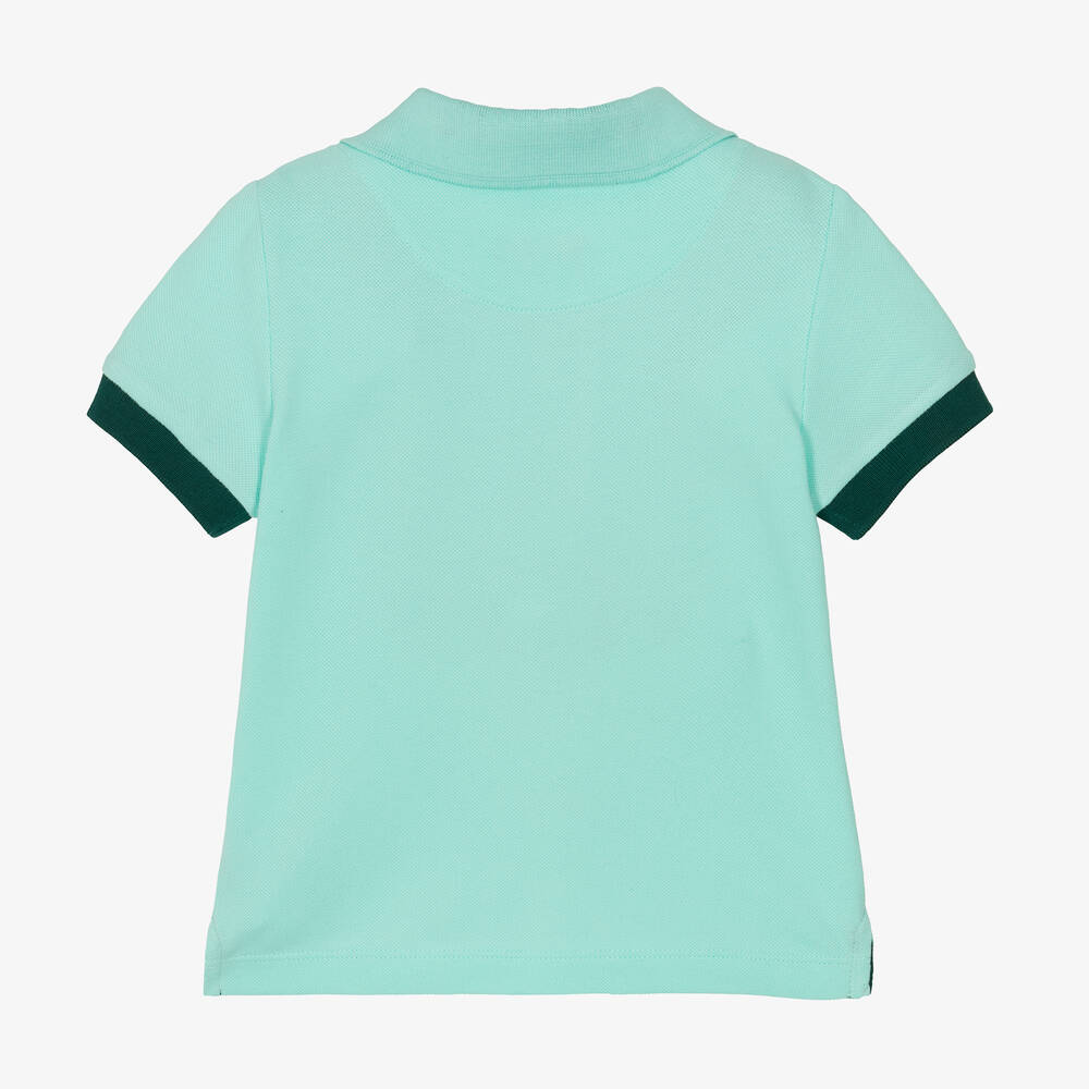 Vintage Ladybird-Зеленая хлопковая рубашка поло для мальчиков | Childrensalon