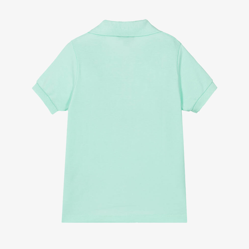 Vintage Ladybird-Рубашка поло зеленая из органического хлопка для мальчиков | Childrensalon