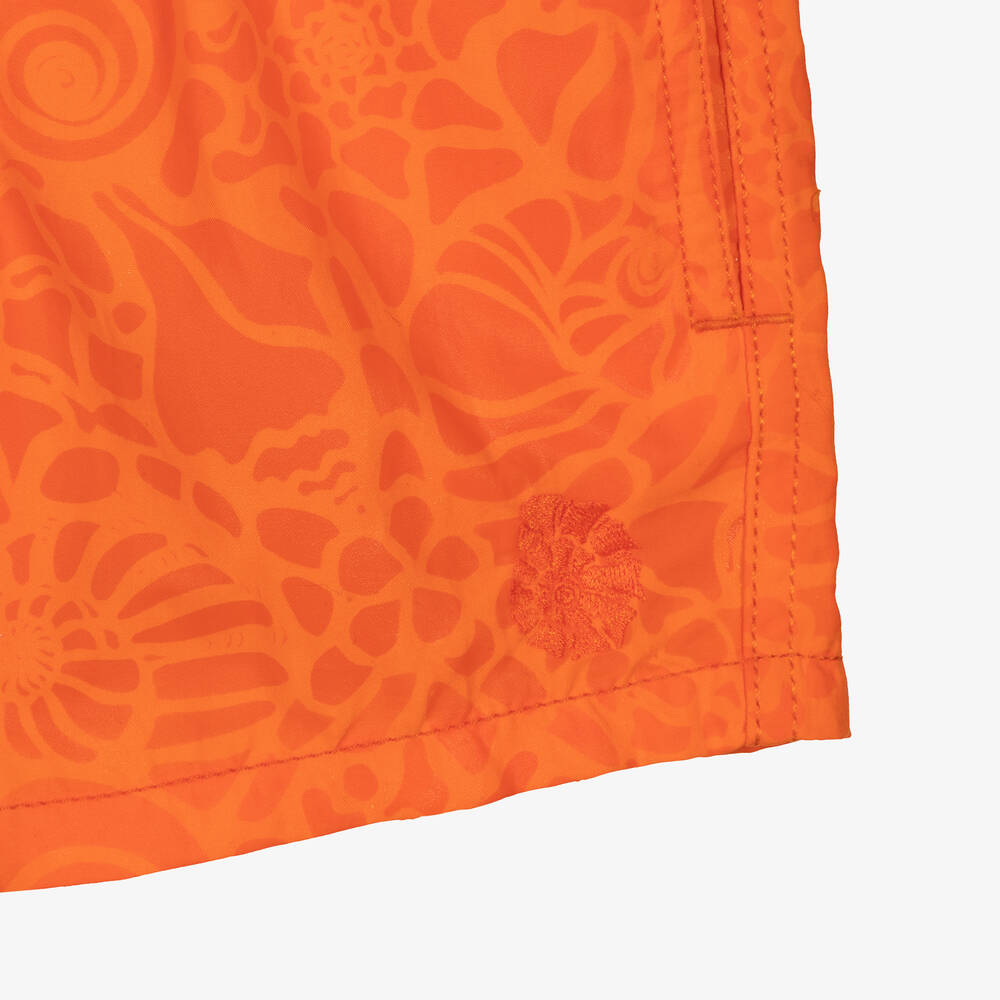 Vilebrequin-Boys Orange Water-Reactive Swim Shorts  | Childrensalon