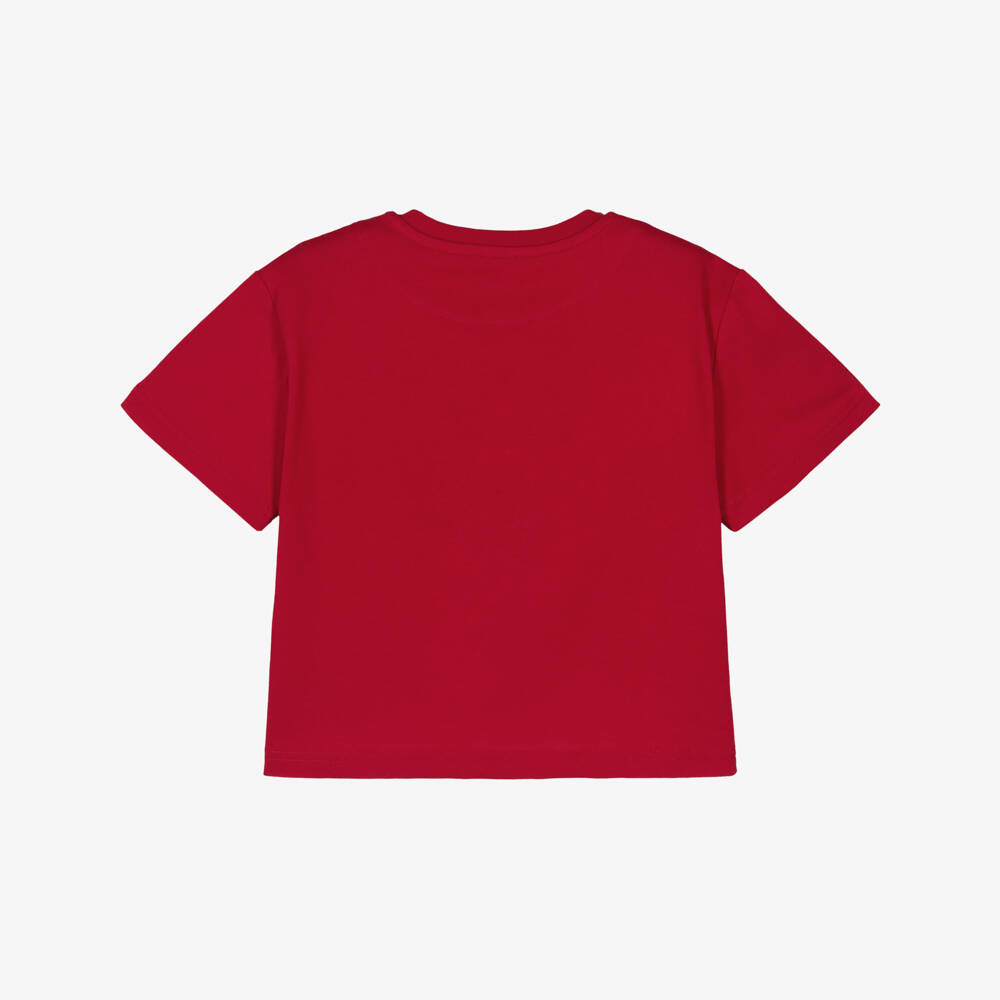 Vilebrequin-Boys Red Cotton Lobster T-Shirt | Childrensalon