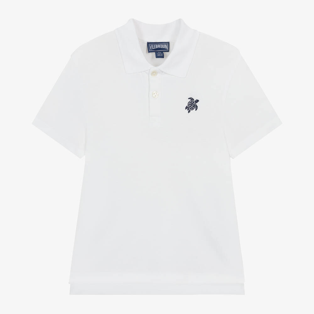 VILEBREQUIN Boys Tencel Cotton Polo Solid main image 1