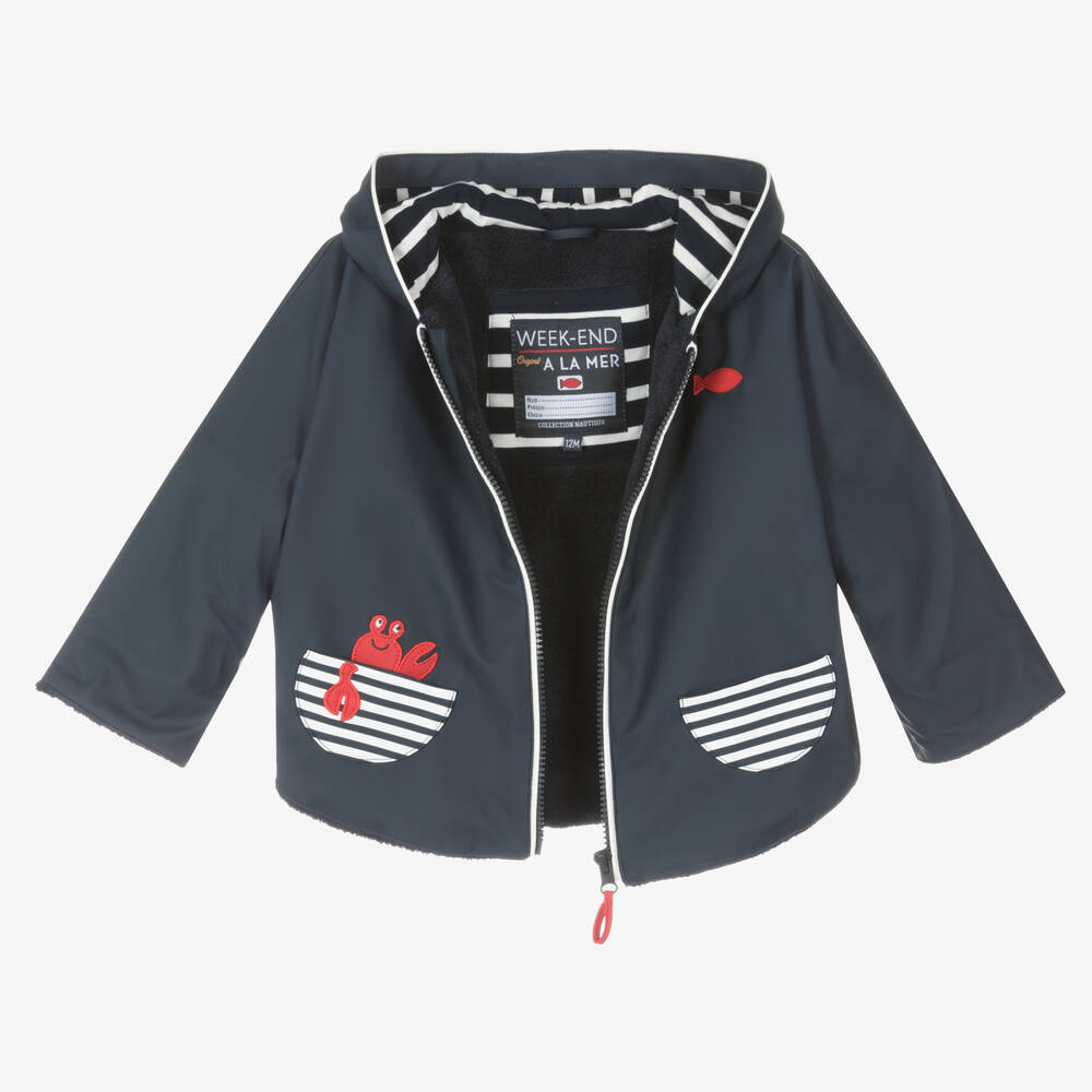 Week-end à la mer-Blue Rain Cape | Childrensalon