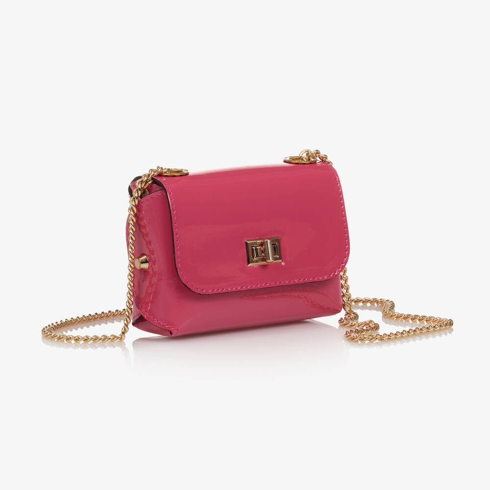 Zaccone-Girls Fuchsia Pink Shoulder Bag (14cm) | Childrensalon