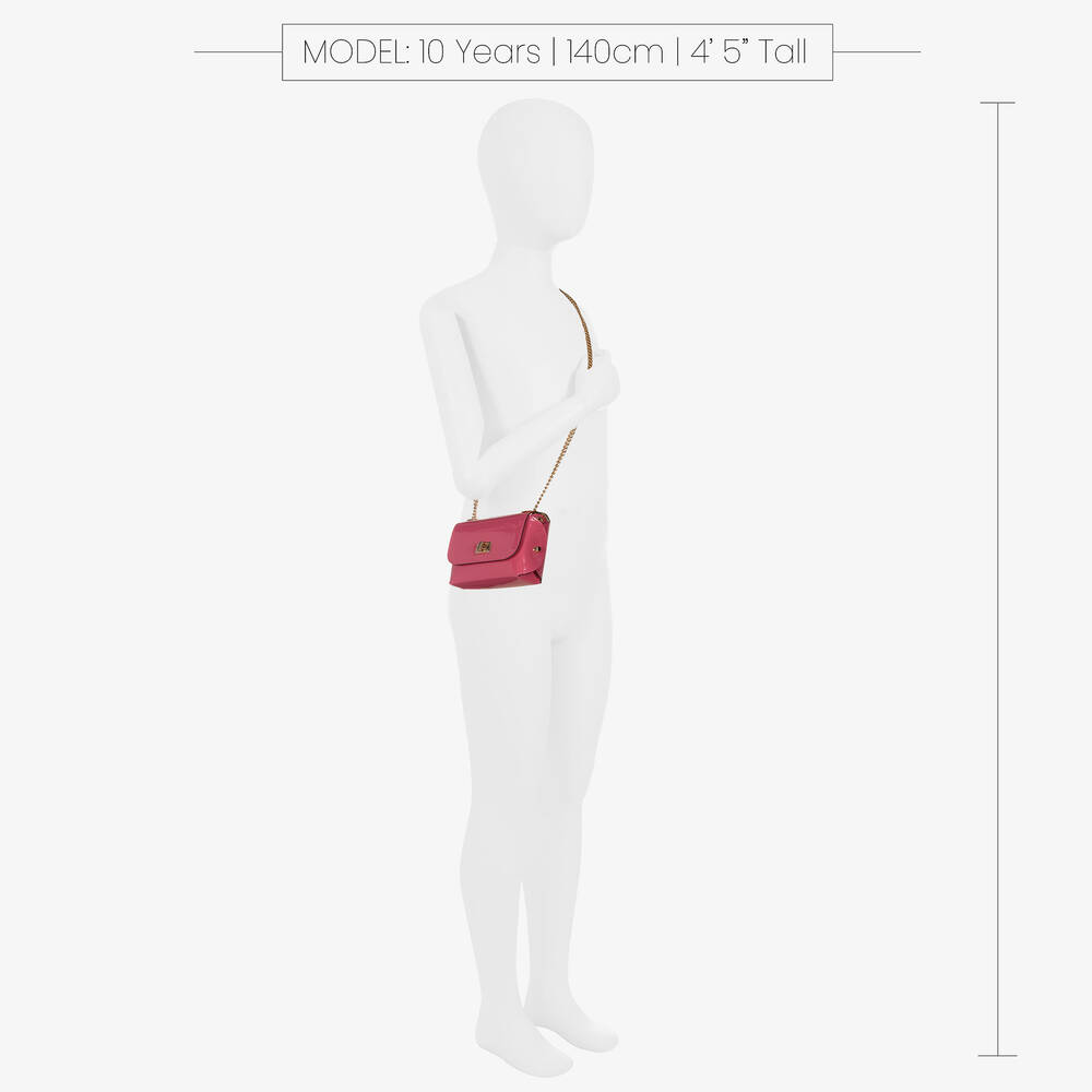 Zaccone-Girls Fuchsia Pink Shoulder Bag (14cm) | Childrensalon