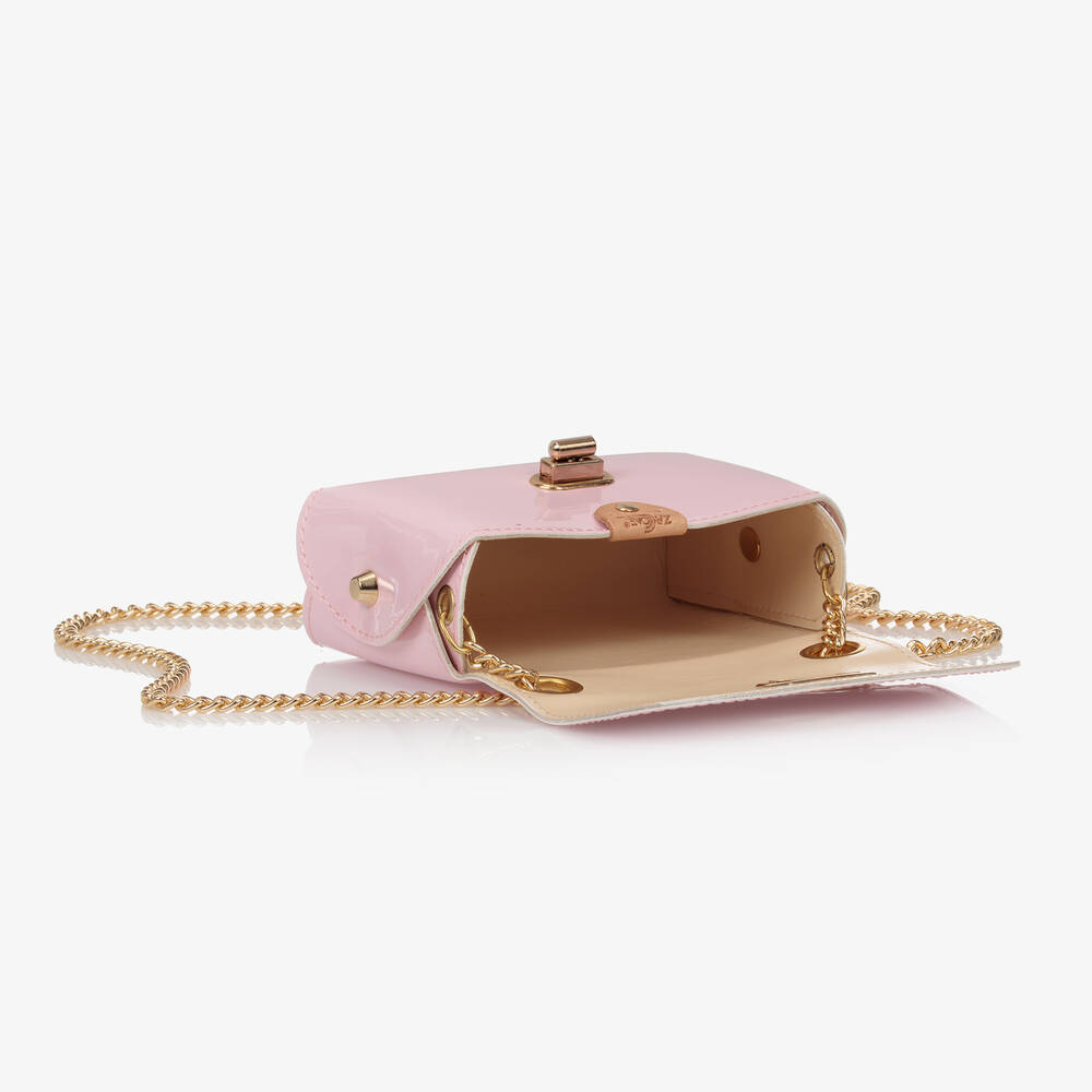 Zaccone-Girls Pale Pink Shoulder Bag (14cm) | Childrensalon
