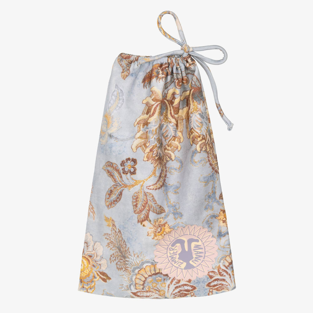 Zimmermann-Girls Blue Jacobean Echo Bikini | Childrensalon