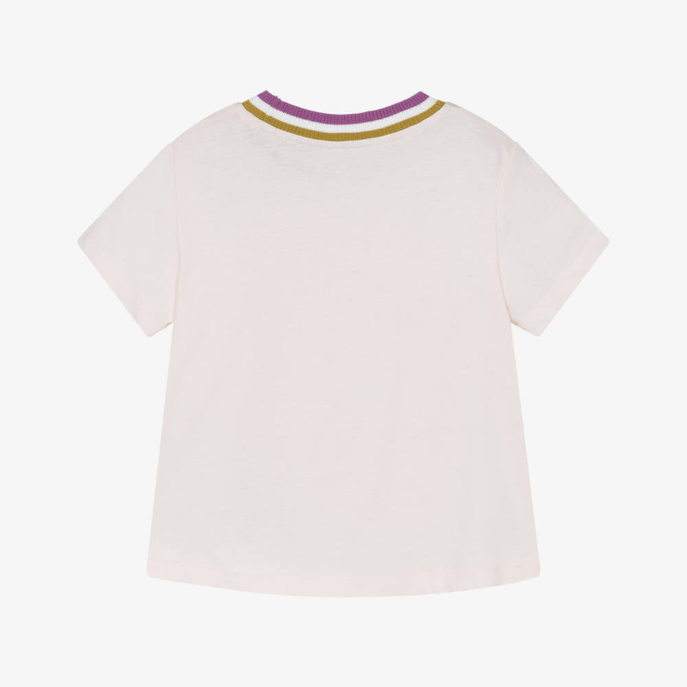 Zimmermann-تيشيرت قطن لون زهري فاتح للبنات | Childrensalon