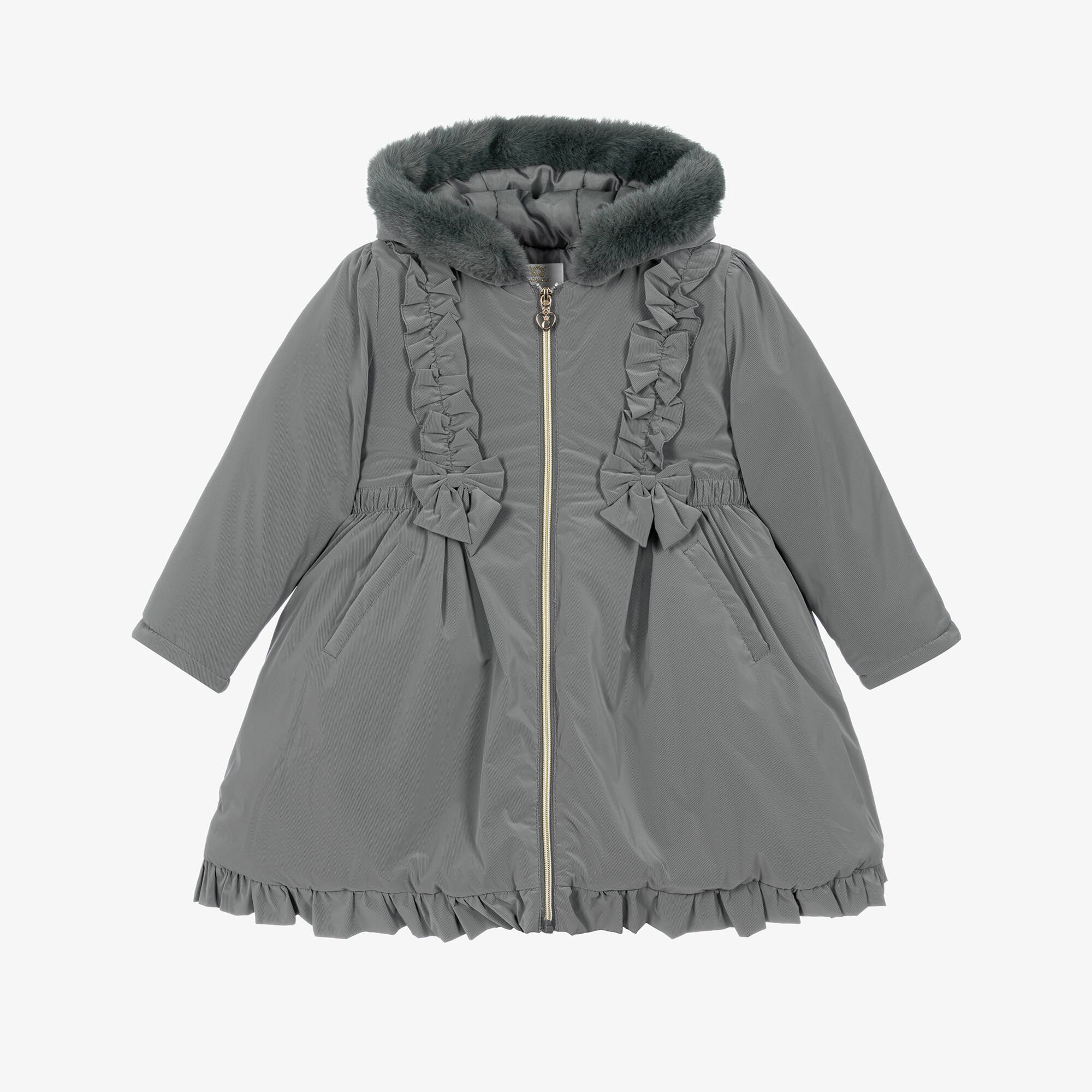 grey dressy coats for toddlers
