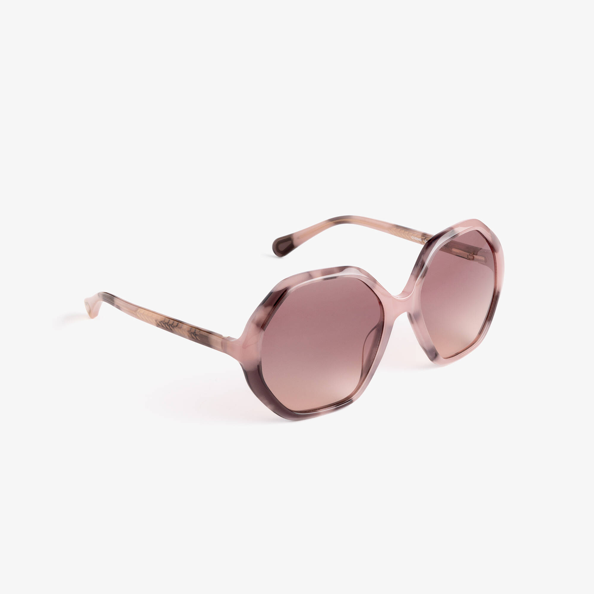 Chloé - Girls Pink Tortoise Shell Frame Sunglasses | Childrensalon