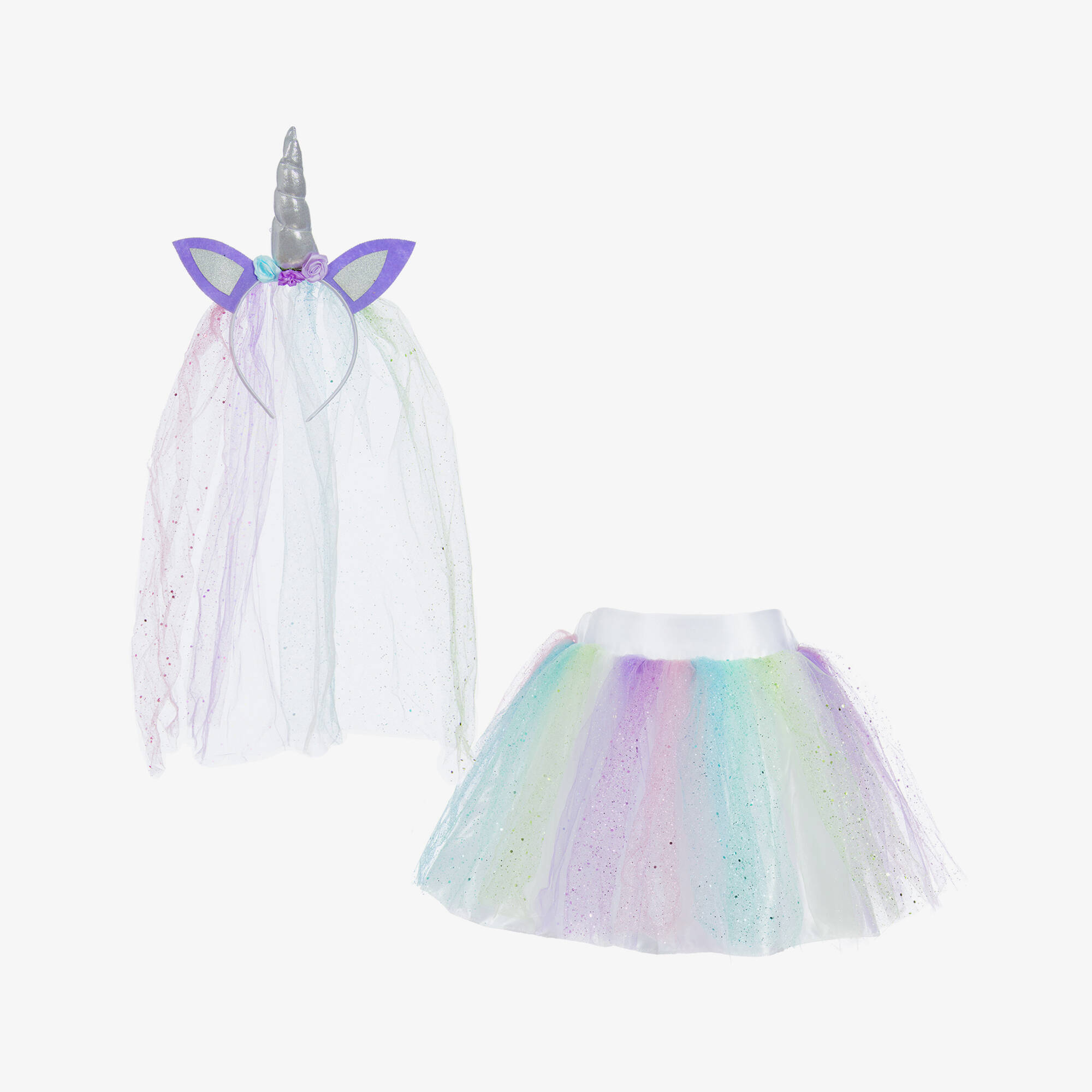 Dress Up by Design Unicorn Tutu with Headband M/L (6-8 Years)