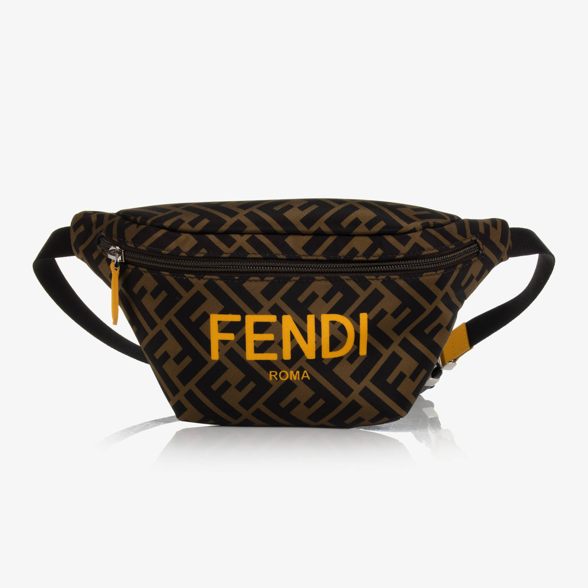 fendi-brown-yellow-ff-belt-bag