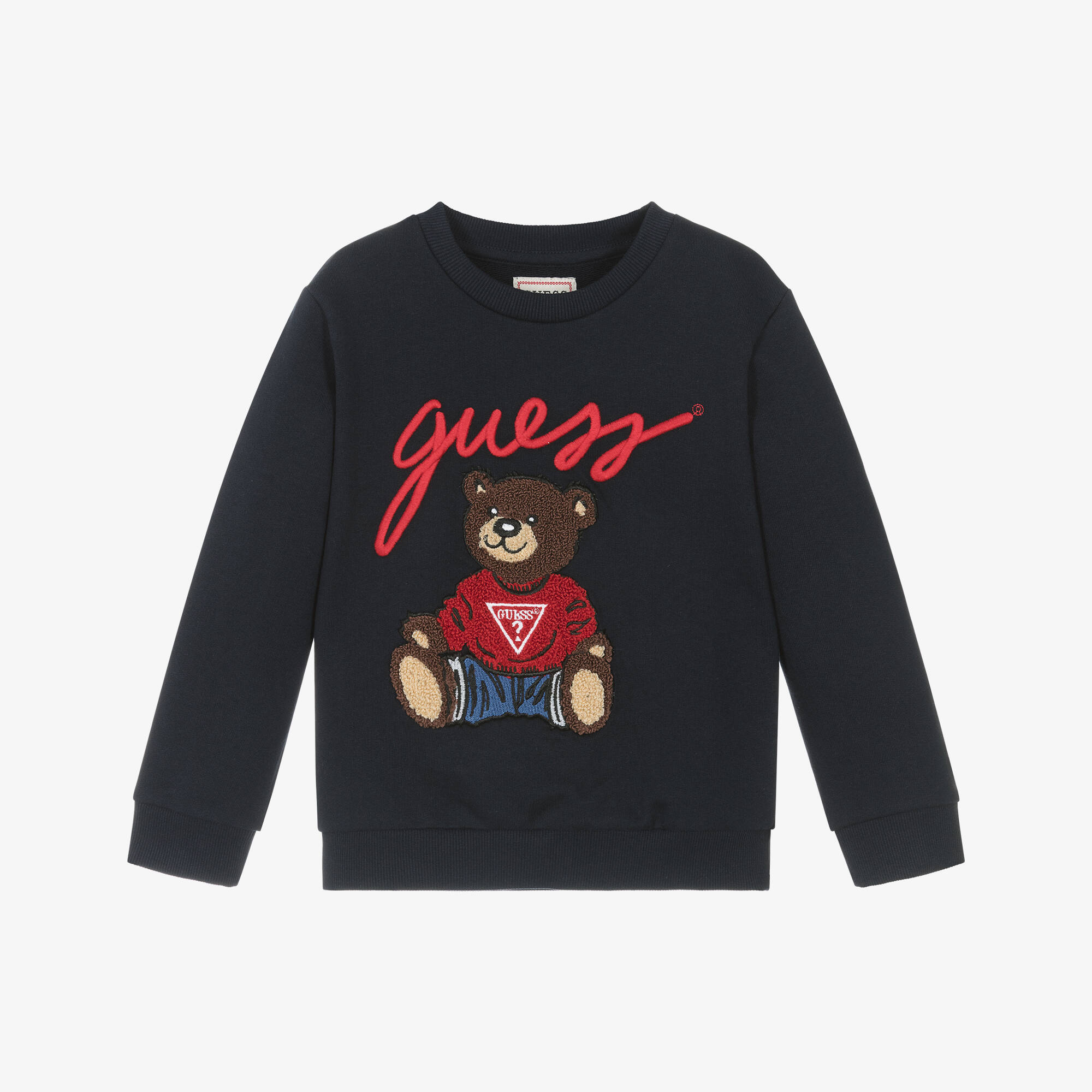 Guess - Blue Teddy Bear Sweatshirt | Childrensalon