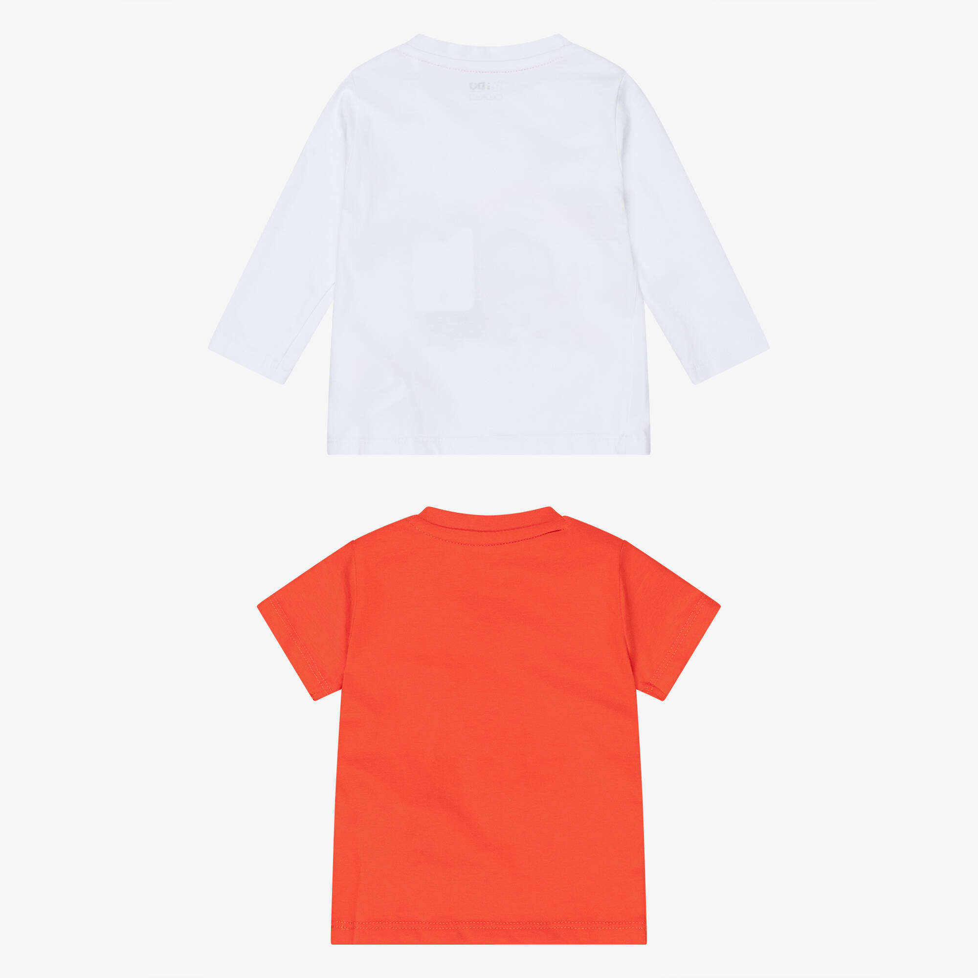 iDO - Baby Boys White & Red Cotton Tiger T-Shirts (2 Pack) | Childrensalon