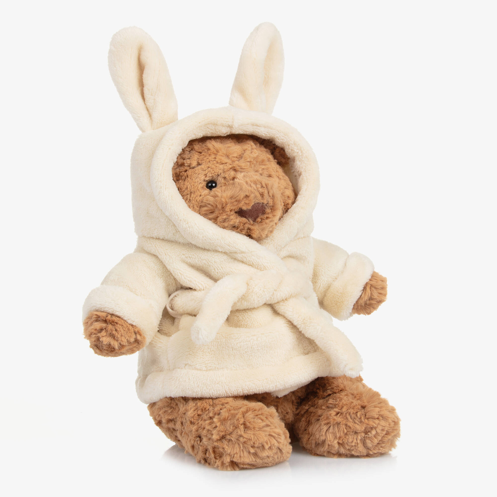 Jellycat - Beige Bathrobe Bartholomew Bear Toy (26cm) | Childrensalon