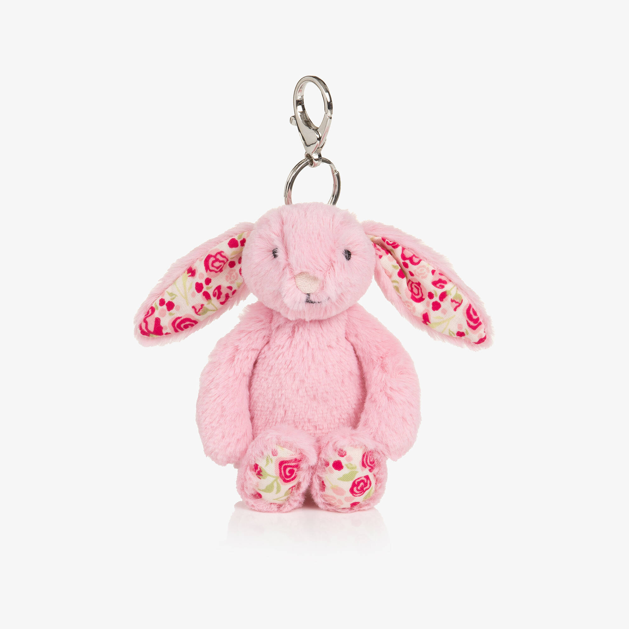Jellycat - Pink Blushkin Blossom Bunny Bag Charm (18cm