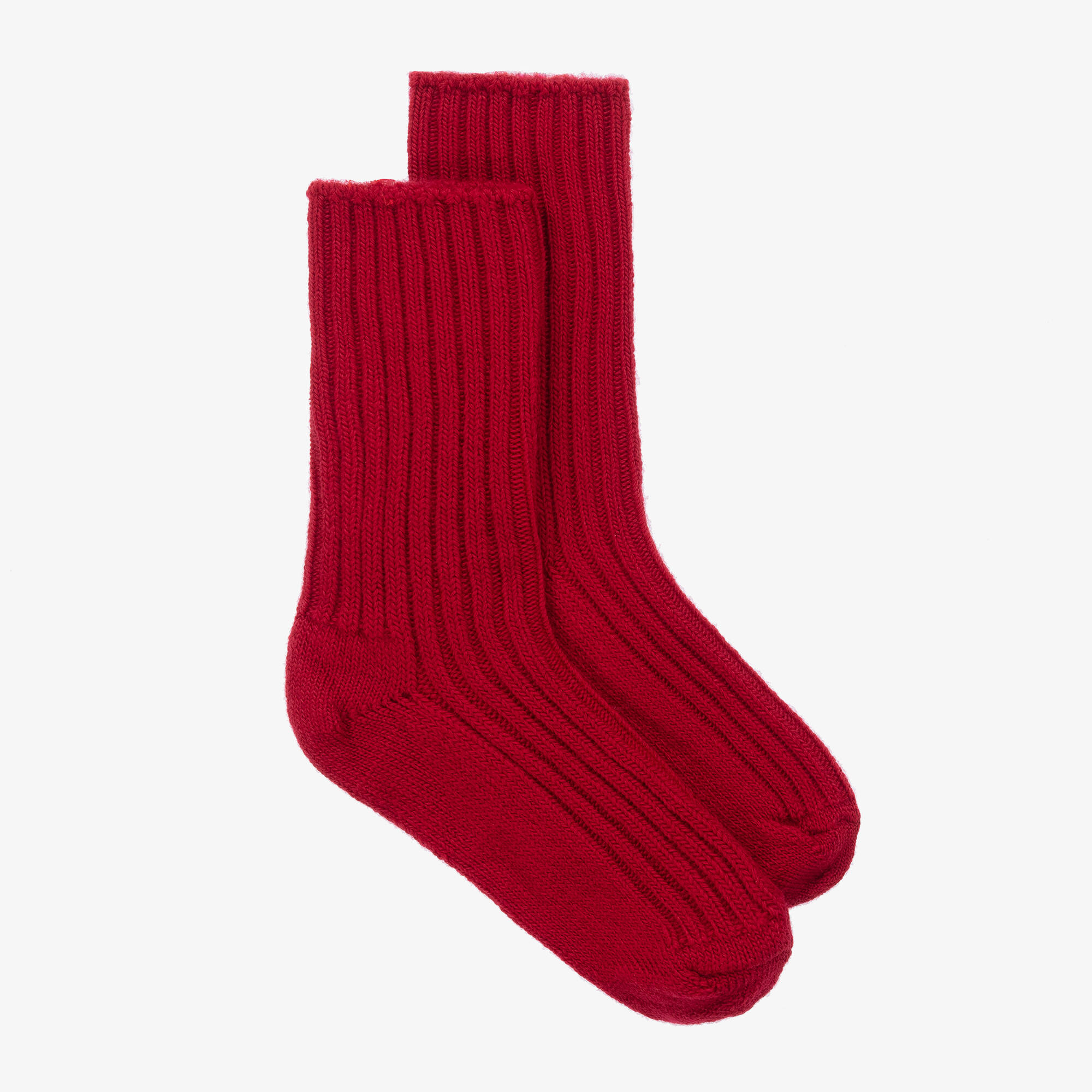 Red Java Sock Joha - Red Thermal Wool Socks | Childrensalon