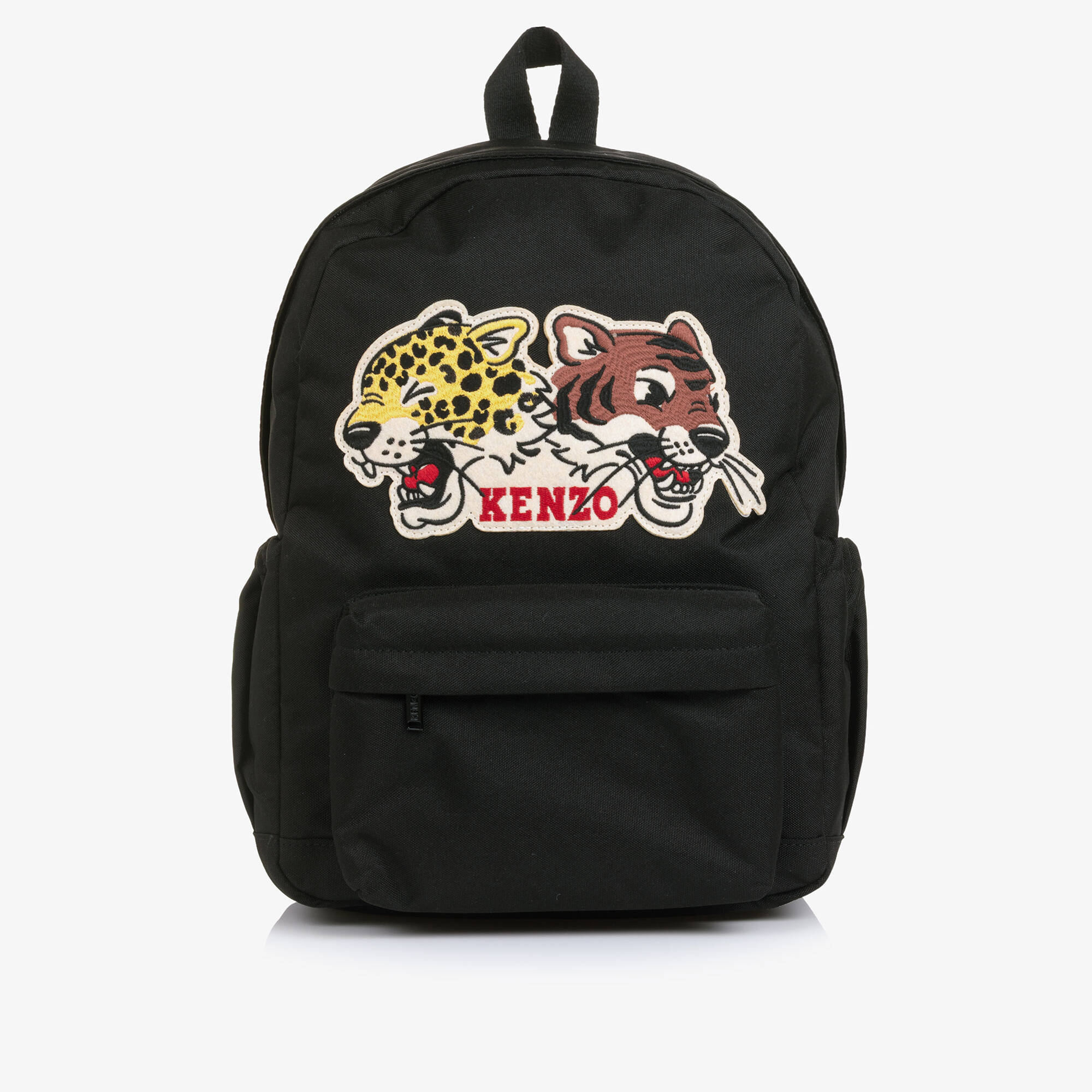KENZO KIDS - Black Tiger & Friend Backpack (38cm) | Childrensalon