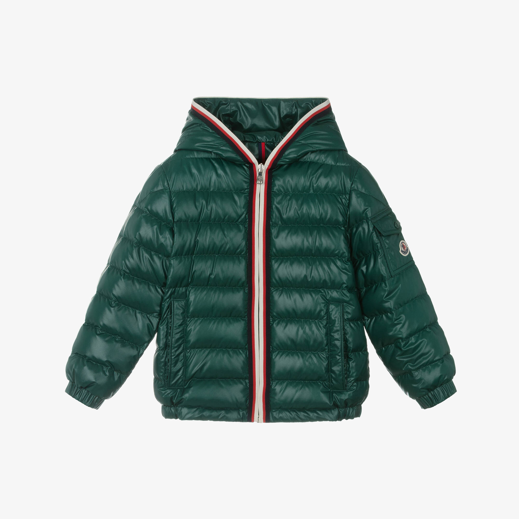 moncler-enfant-boys-green-down
