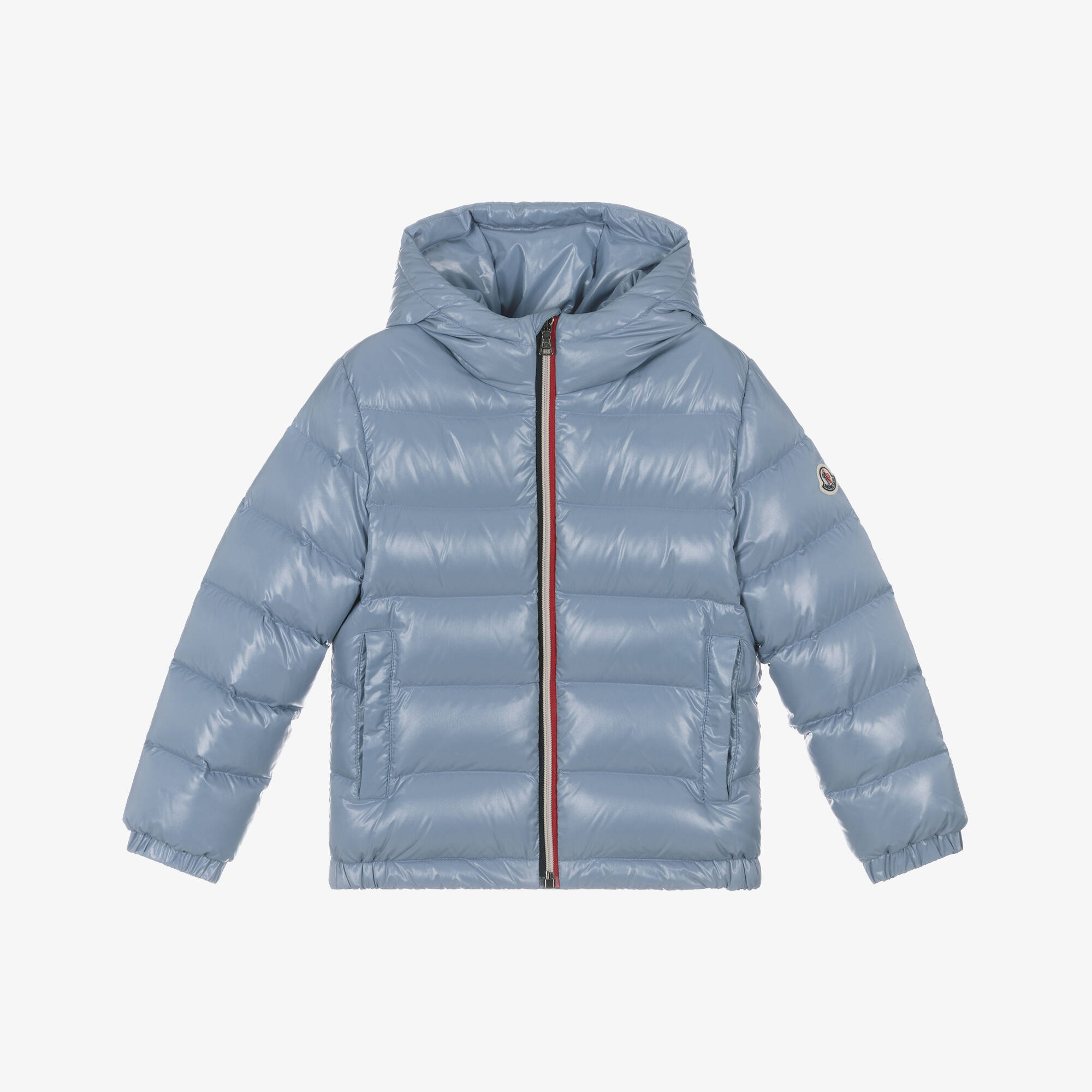 Moncler Enfant - Boys Light Blue New Aubert Down Puffer Jacket