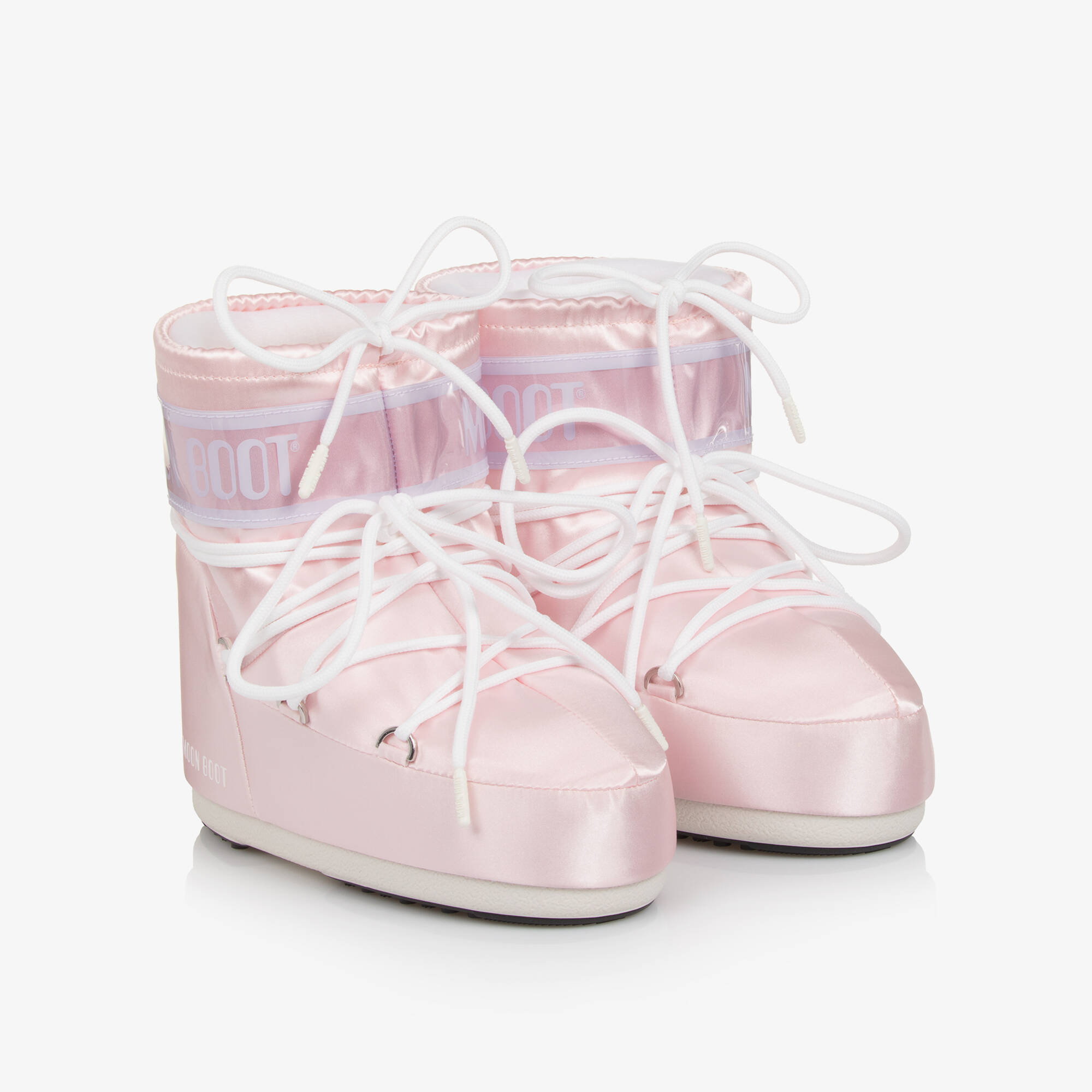 Moon Boot - Girls Pink Icon Low Pearly Snow Boots | Childrensalon