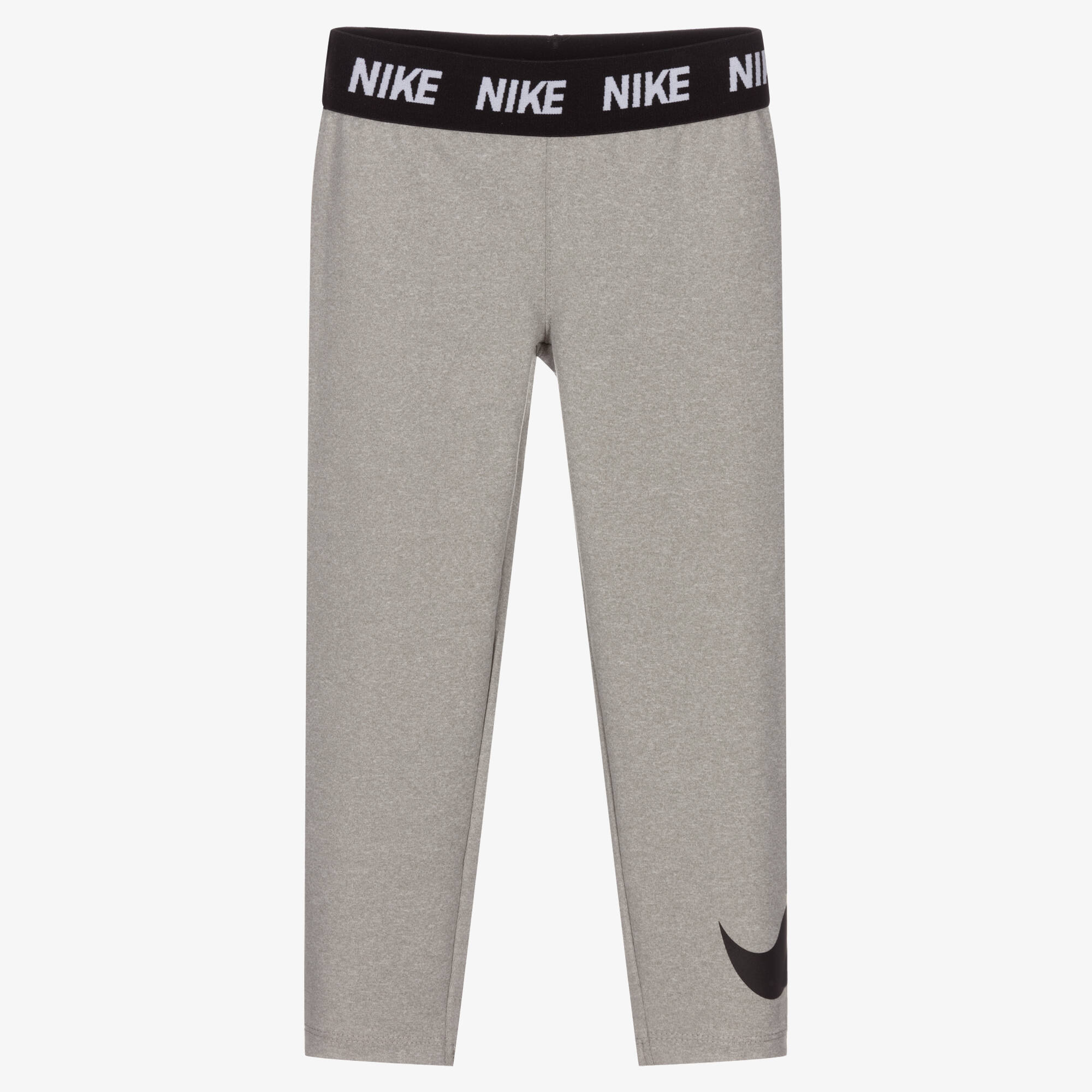 grey nike leggings with black tick