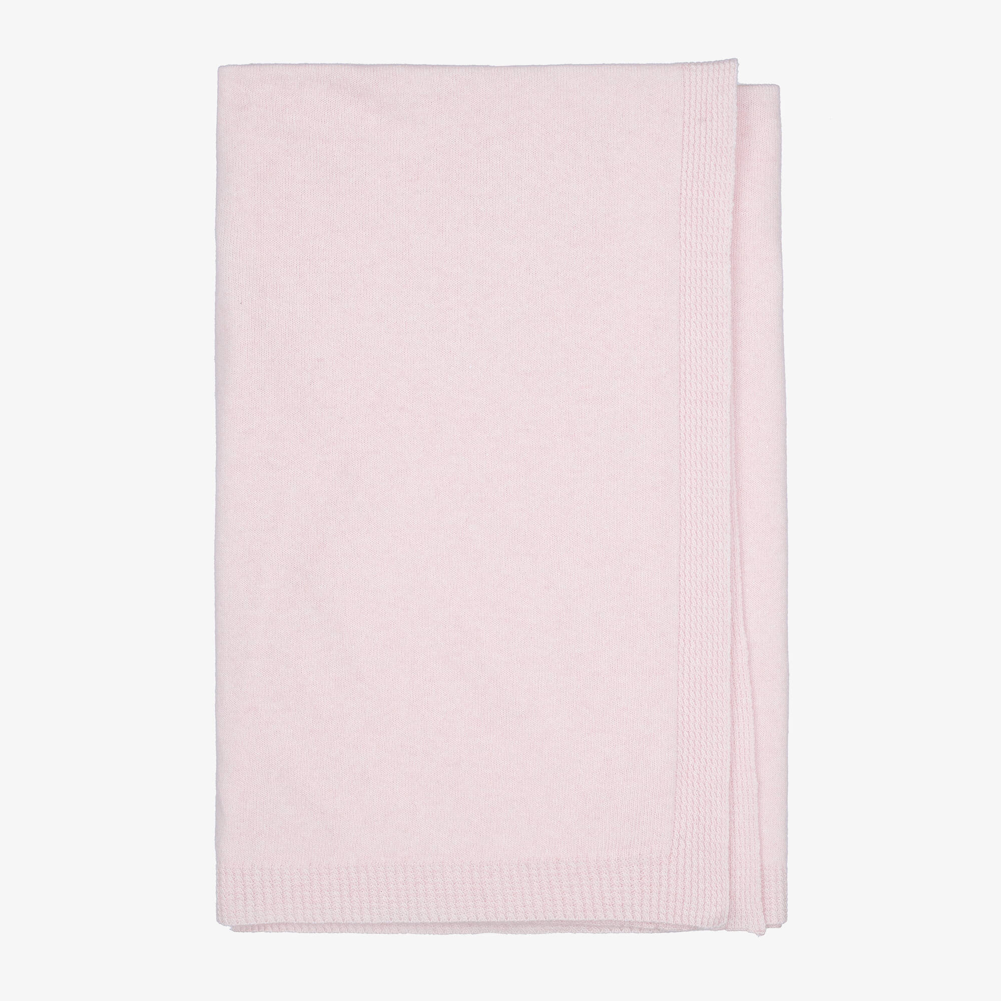 Angora Rabbbit Peter Rabbit™ by Childrensalon - Pink Knitted Merino Wool Blanket with ...