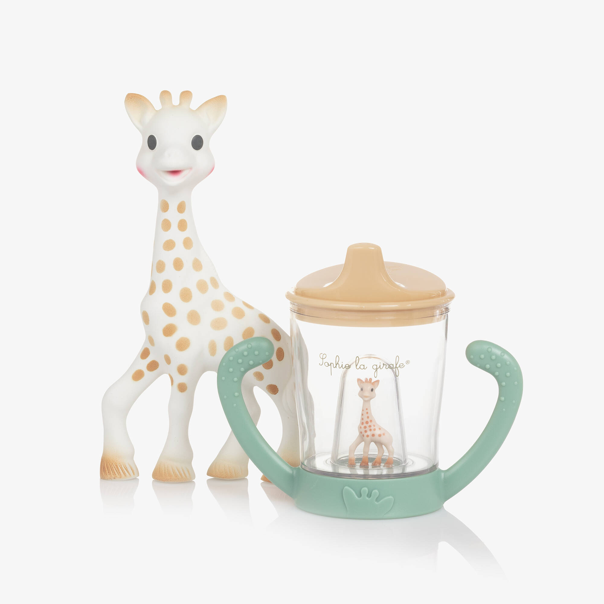 Sophie la Girafe - Sophie the Giraffe Rubber Toy & Non-Spill Cup 