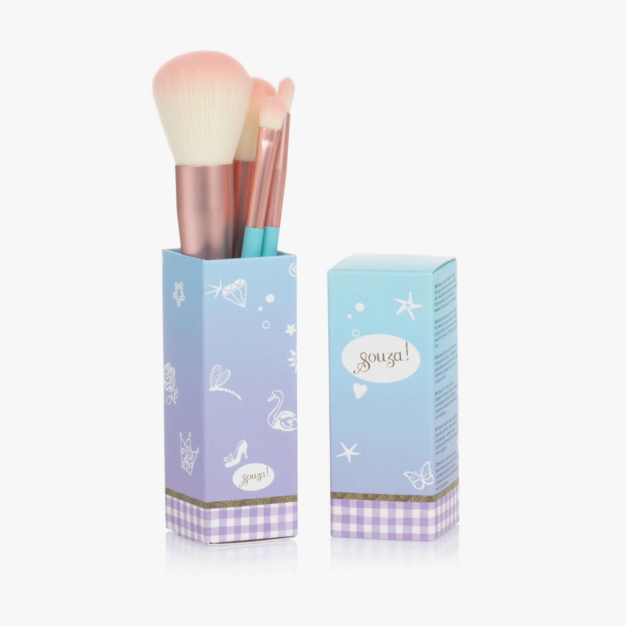 Souza - Girls Blue Make Up Brush Set | Childrensalon