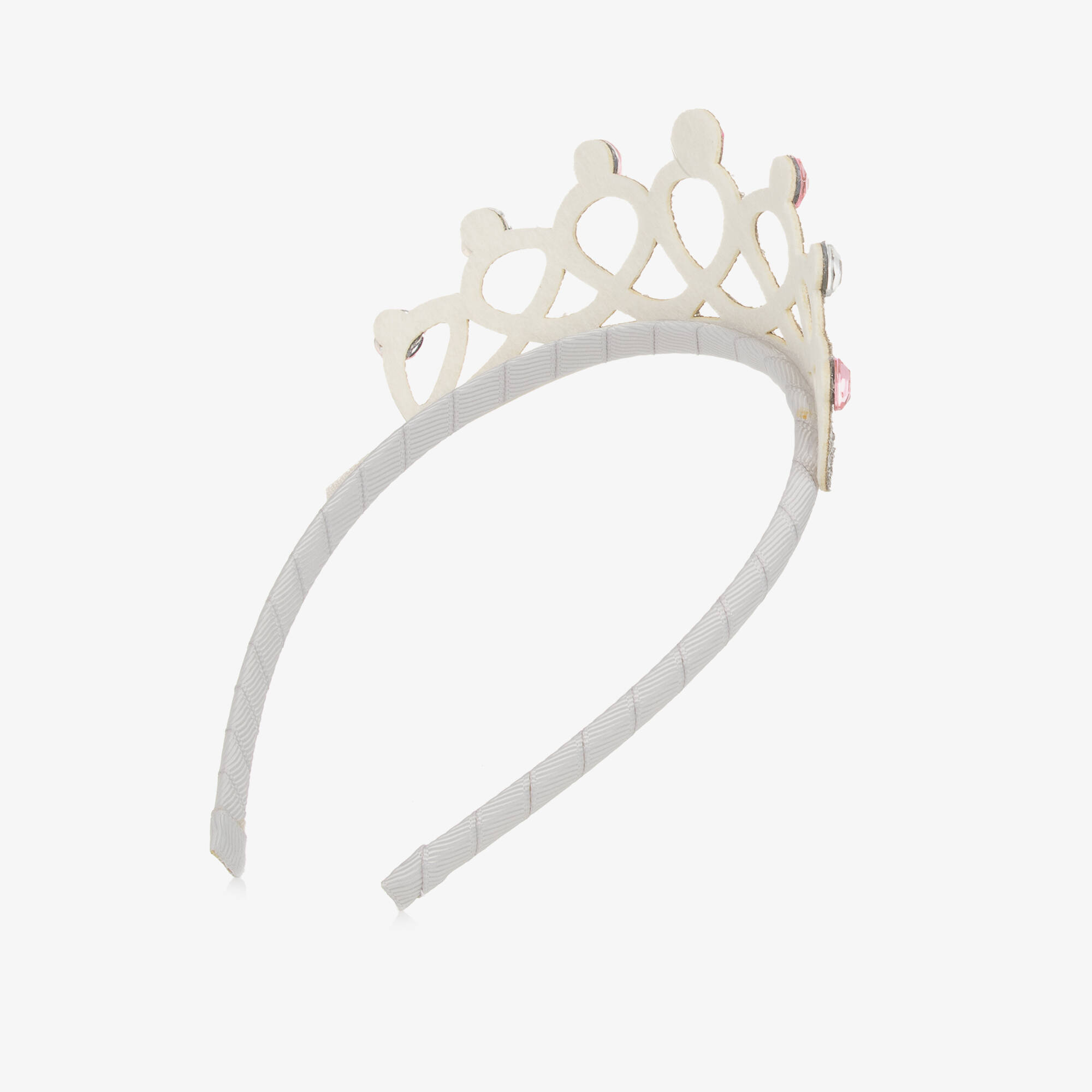 Utsa Gold Tone Silver Hairband main image 0
