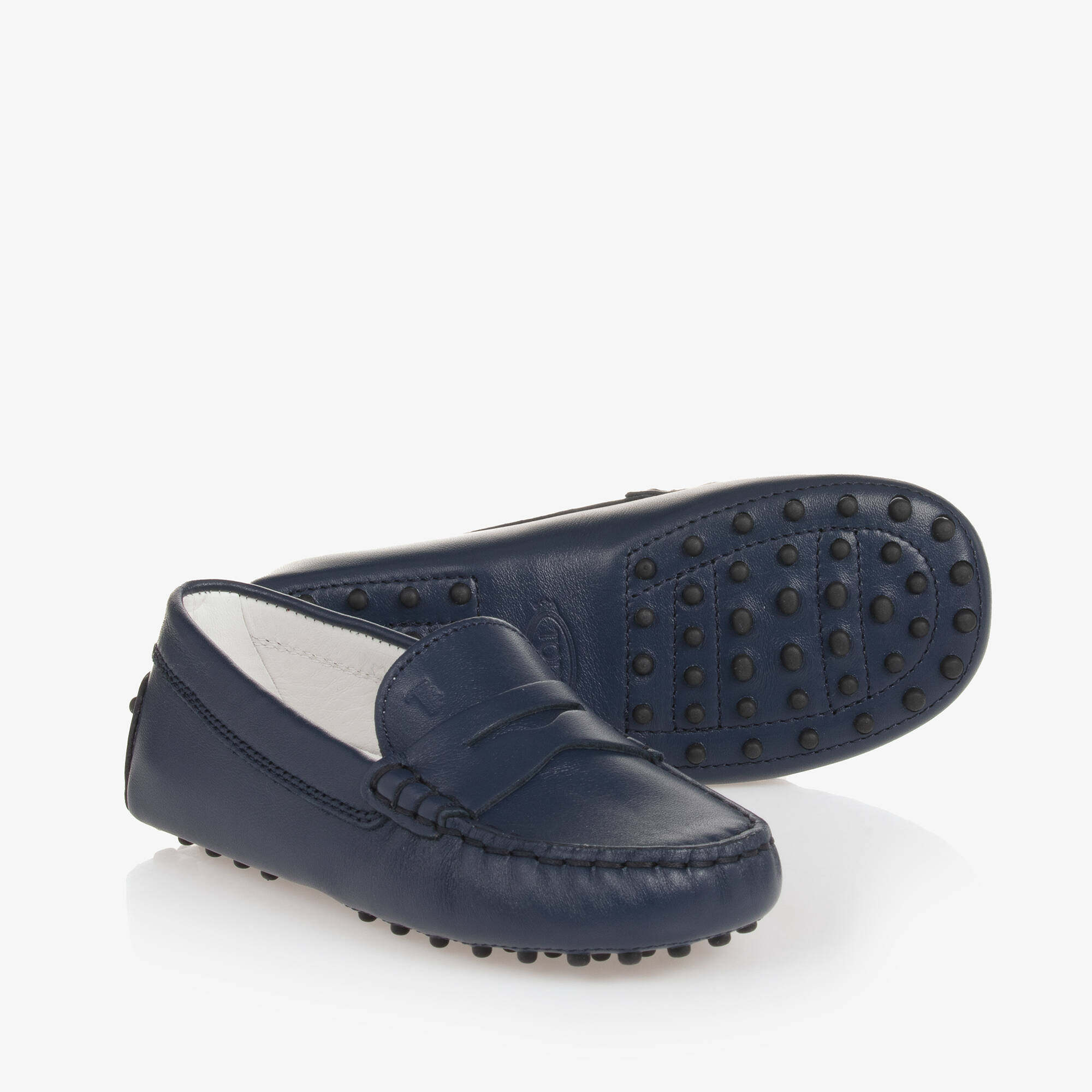 tod-s-baby-boys-blue-leather-  display picture 2