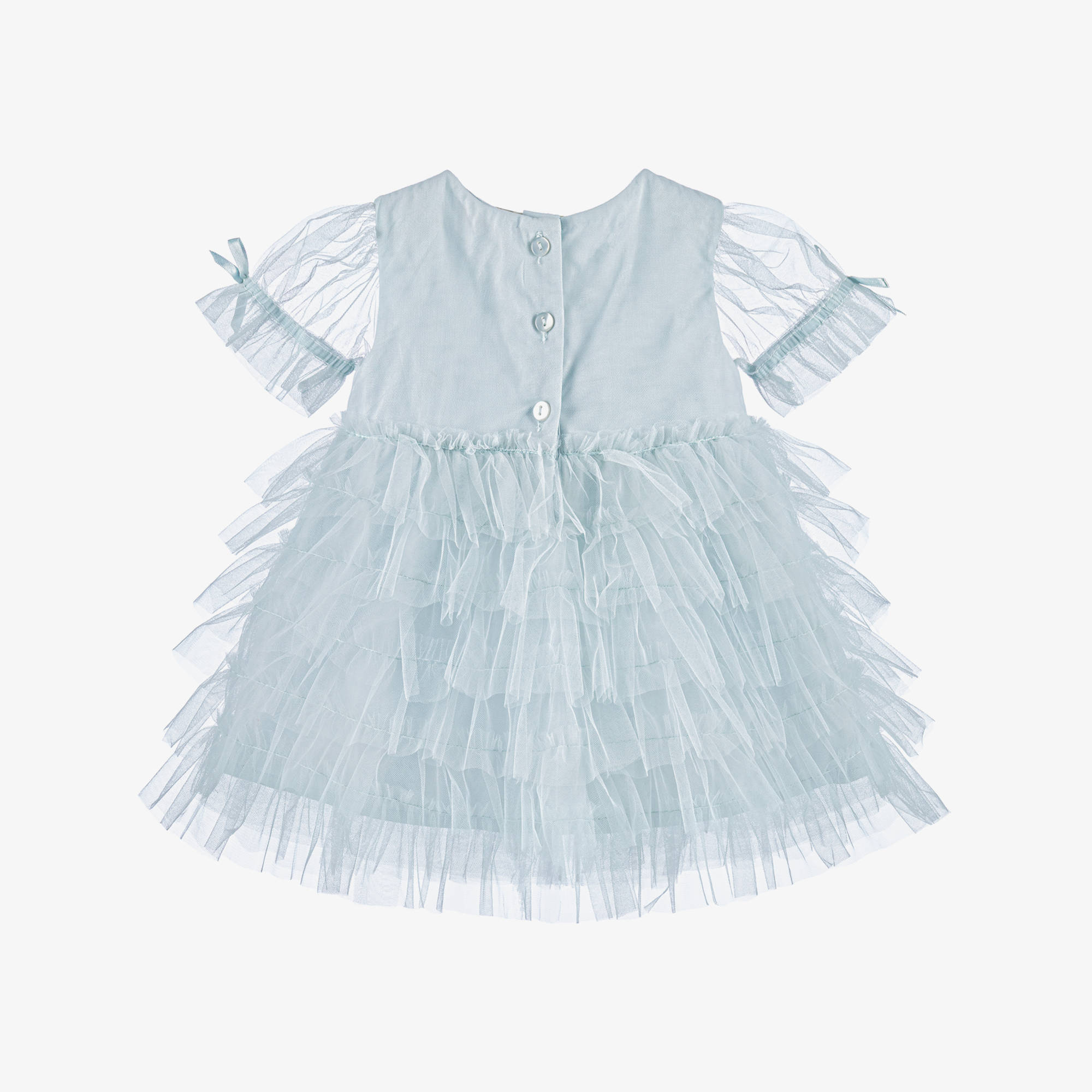 Tutu du Monde - Baby Girls Diamond Drift Blue Tulle Dress with Sparkles ...