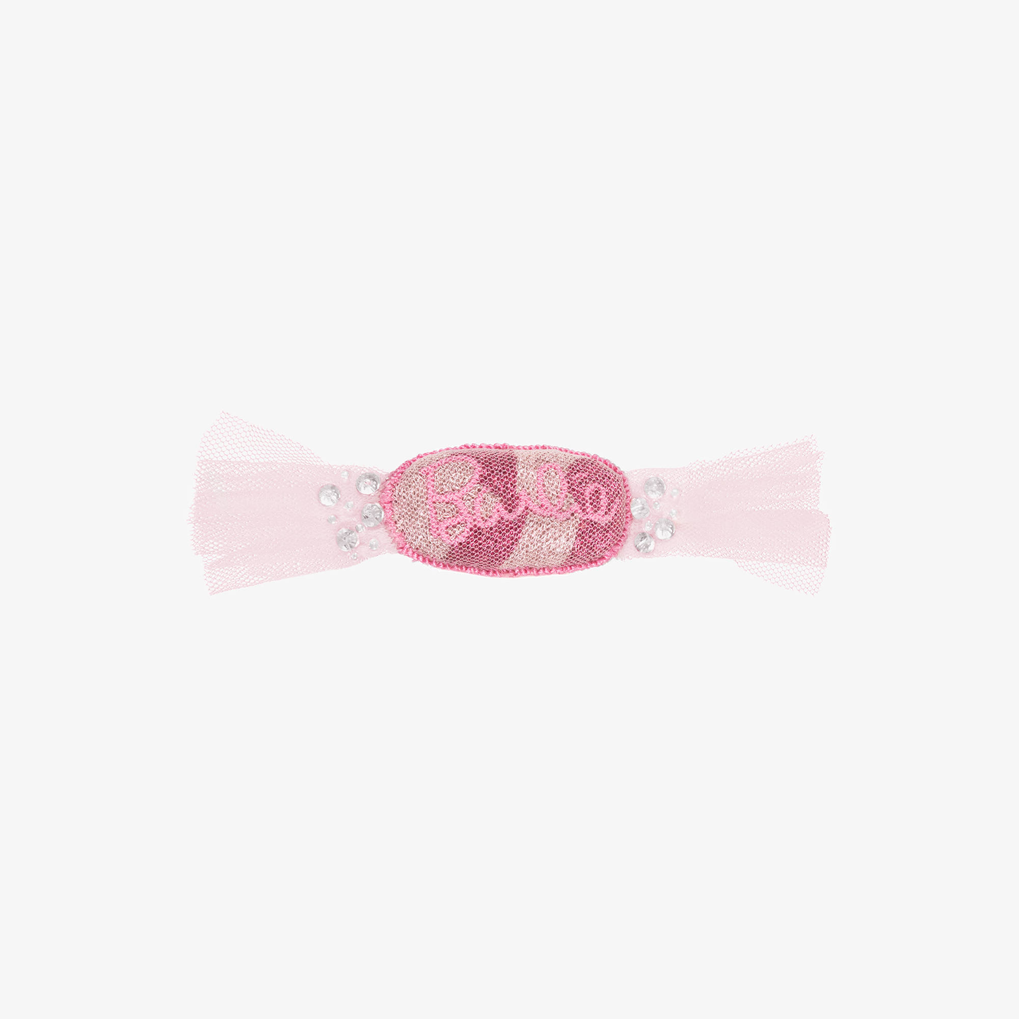 Tutu du Monde - Girls Pink Barbie Sugarbow Hair Clip (10cm) | Childrensalon