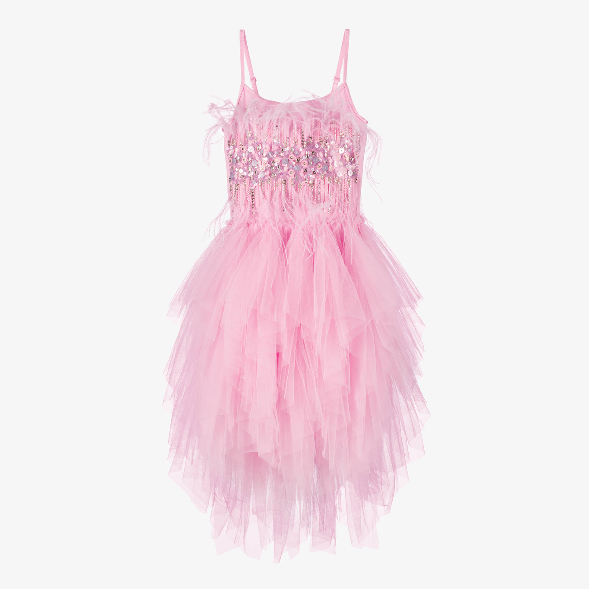 open lace back dress Sequin Sparkle Dress Mermaid / 4T main image 0