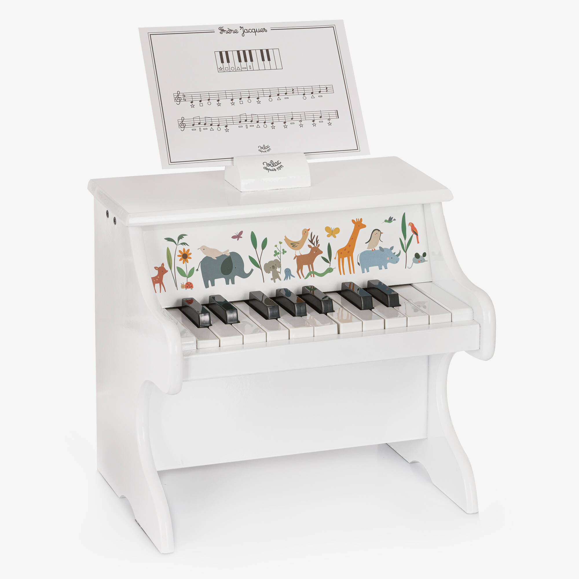 vilac-white-wooden-mini-piano-