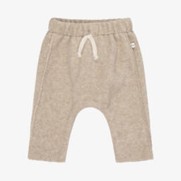 Beige Polar Fleece Baby Trousers 