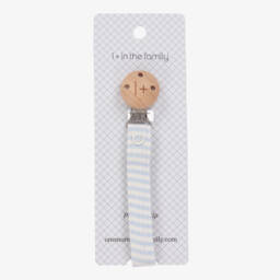 1 + in the family-Blue Striped Dummy Clip | Childrensalon
