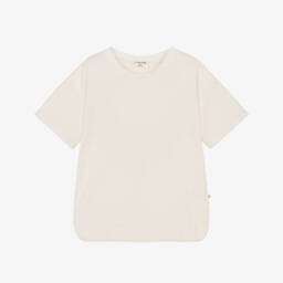 Boys Ivory Cotton Towelling T-Shirt
