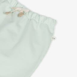 1 + in the family-Mint Green Cotton Baby Joggers | Childrensalon